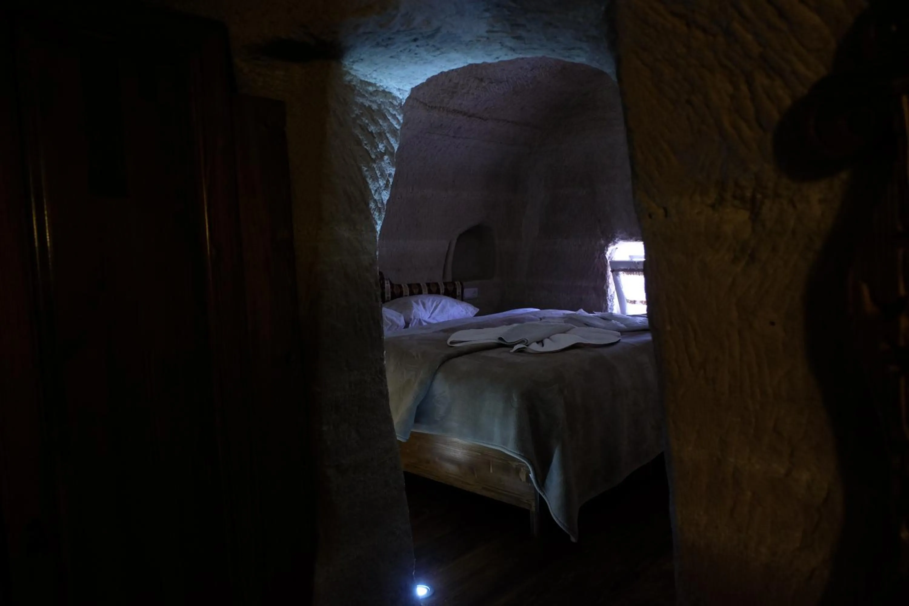 Decorative detail, Bed in Anatolia cave hotel Pension