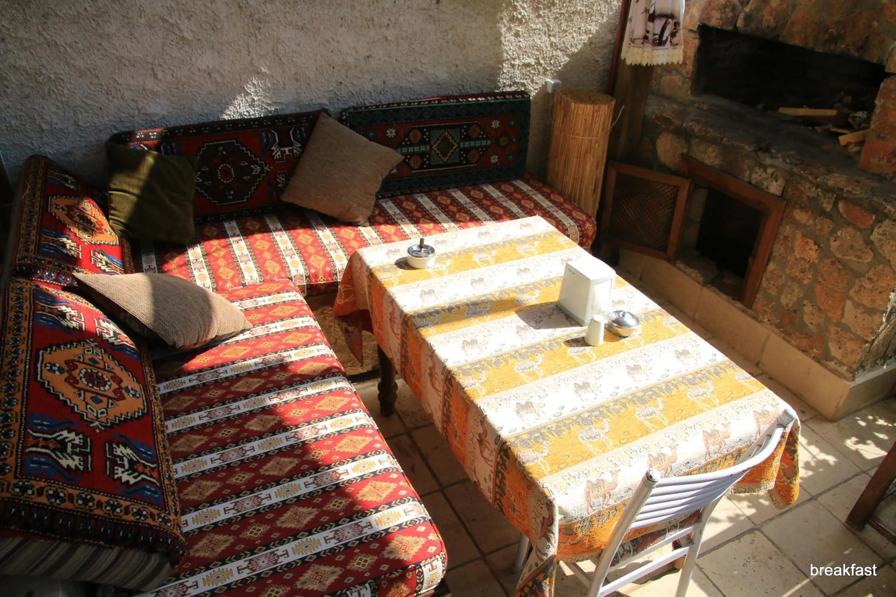 BBQ facilities, Bed in Anatolia cave hotel Pension