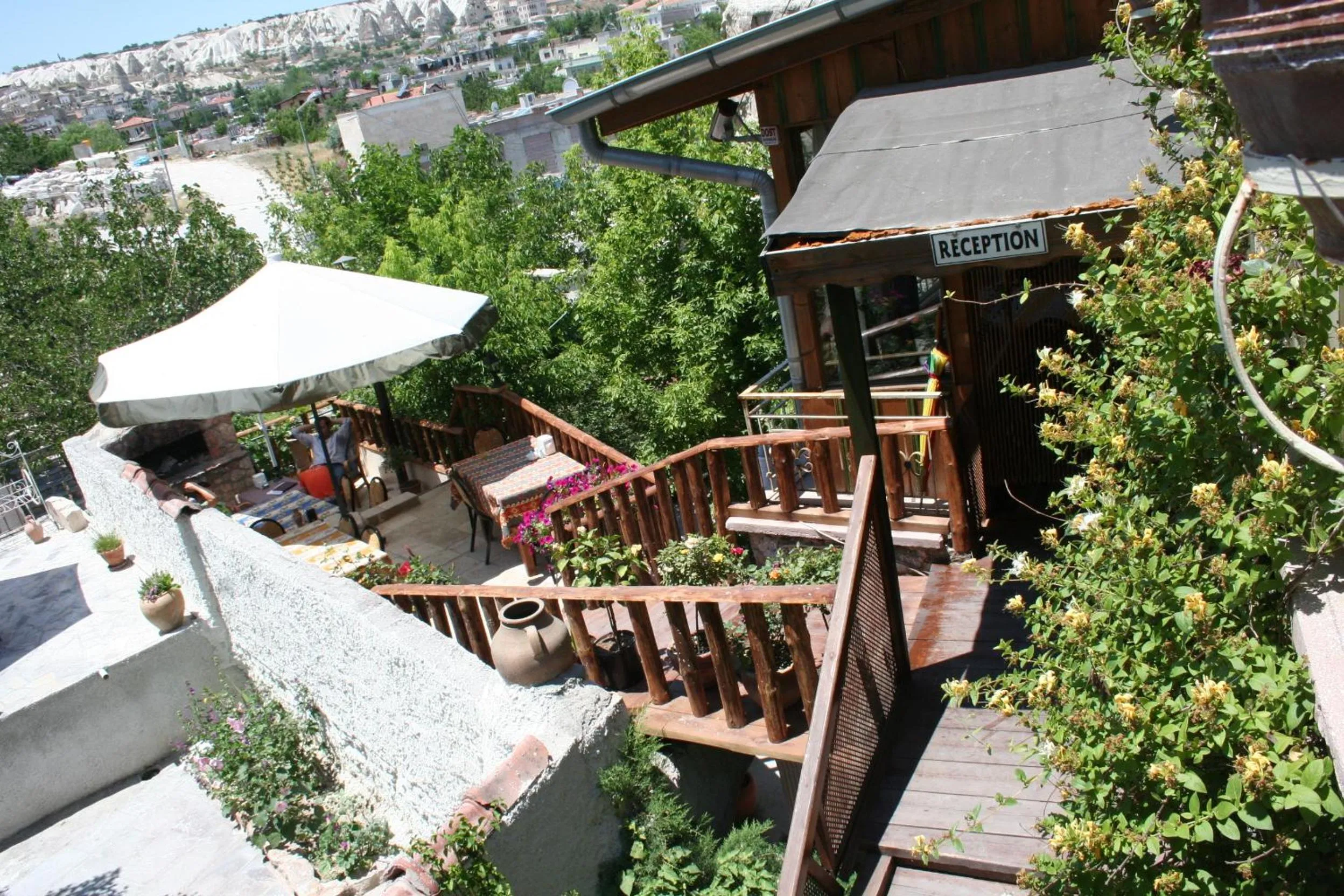 Garden in Anatolia cave hotel Pension