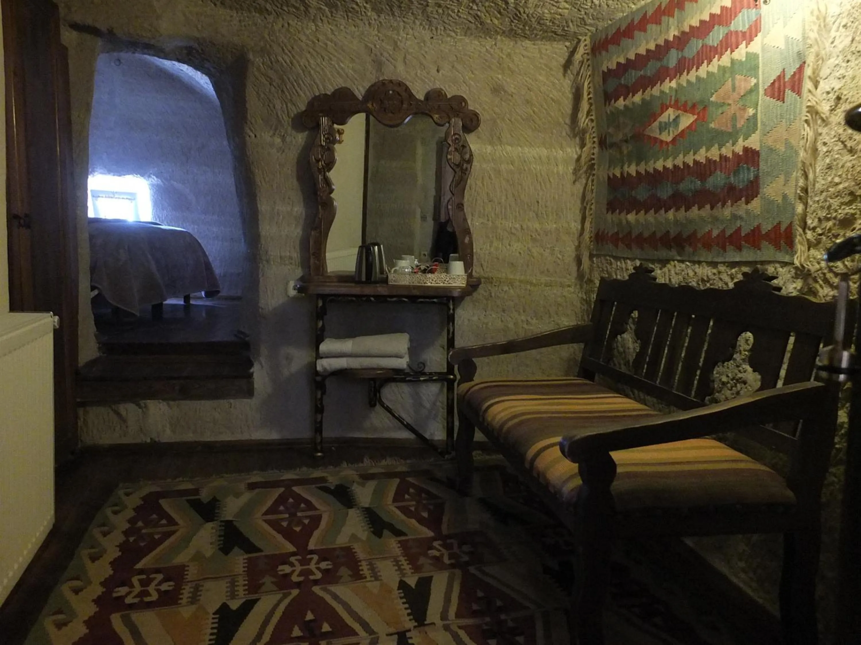 Coffee/tea facilities in Anatolia cave hotel Pension
