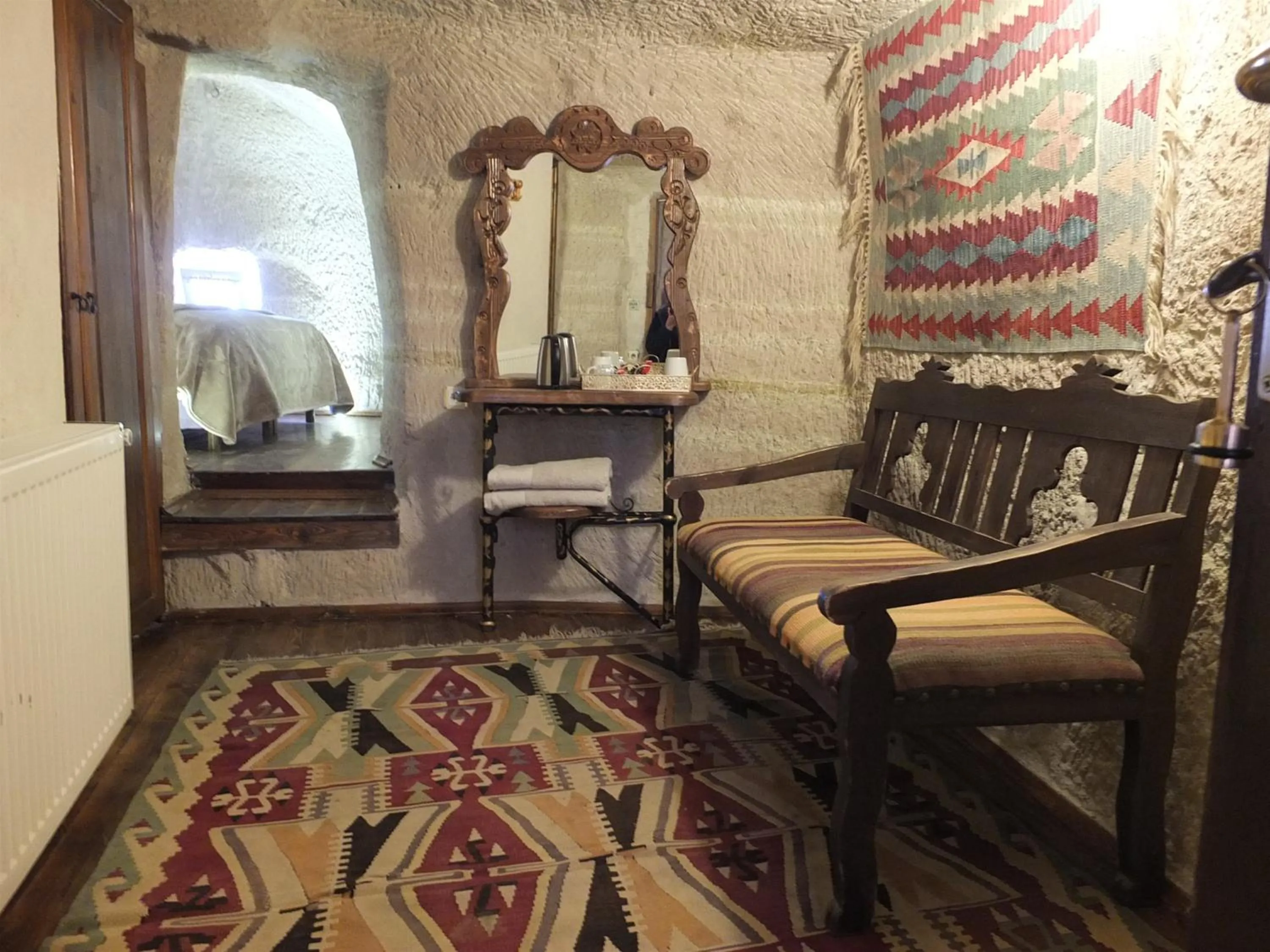 Coffee/tea facilities in Anatolia cave hotel Pension