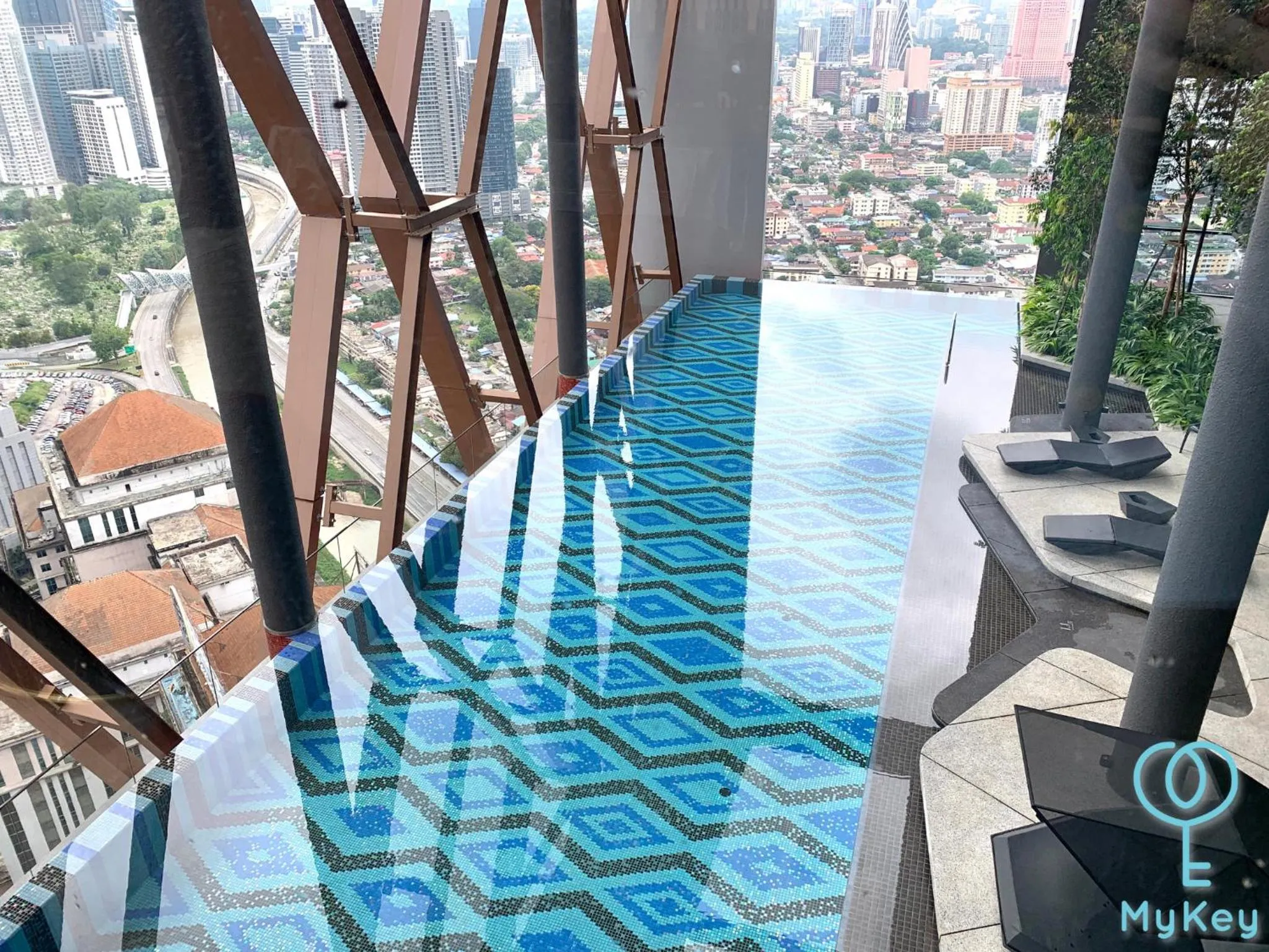 Swimming pool in Scarletz Suites KLCC by MyKey