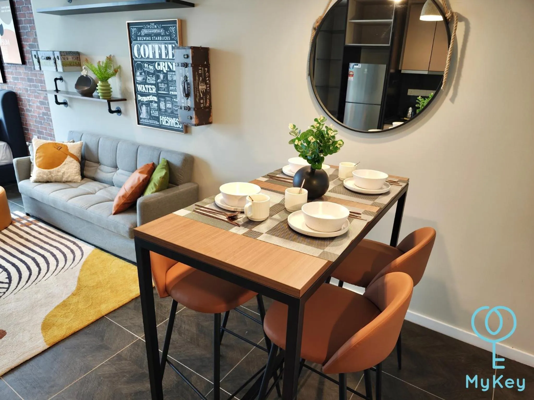 Living room in Scarletz Suites KLCC by MyKey