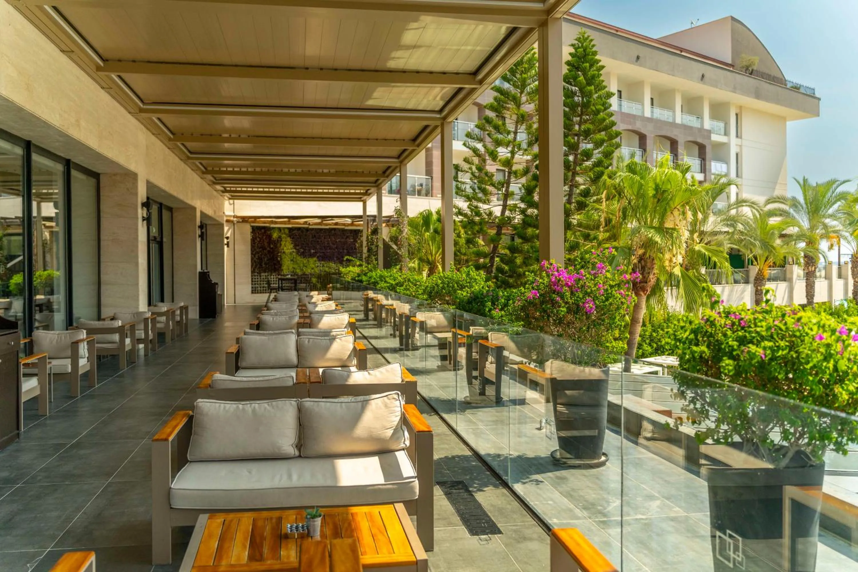 Patio in DoubleTree by Hilton Antalya-Kemer All-Inclusive Resort