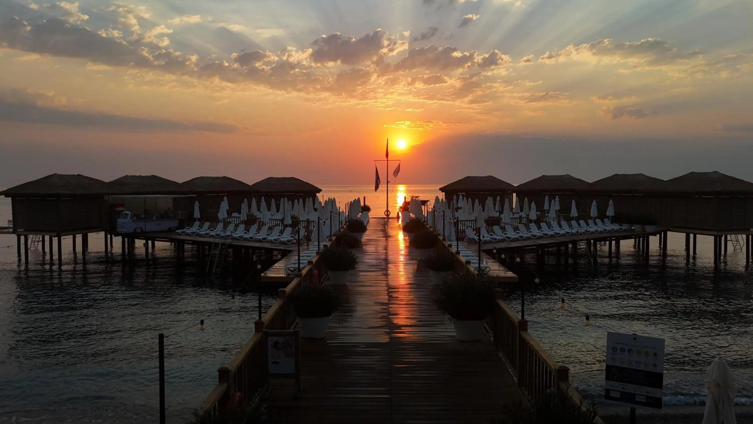Sunrise in DoubleTree by Hilton Antalya-Kemer All-Inclusive Resort