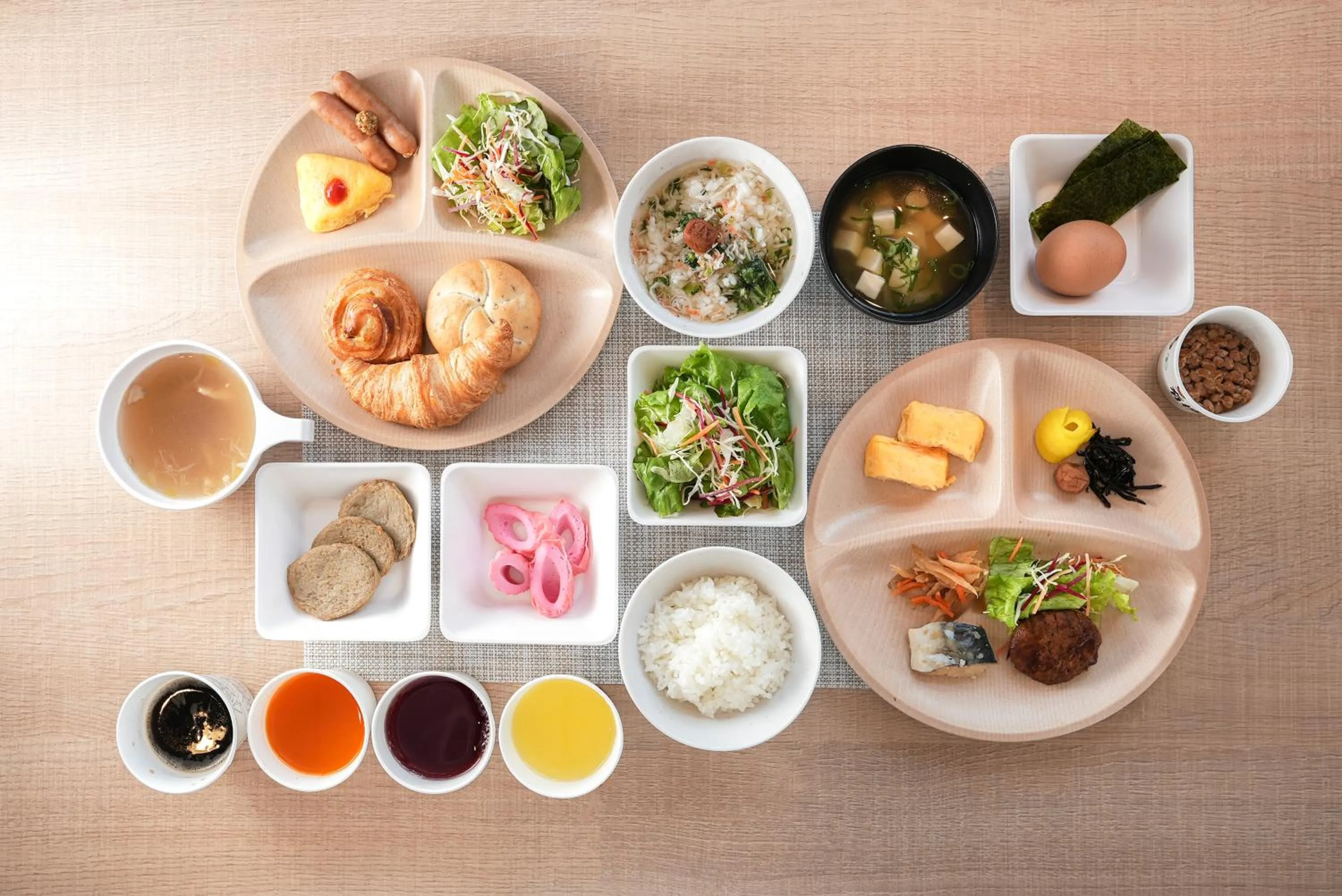 Food and drinks in Super Hotel Shikoku-chuo