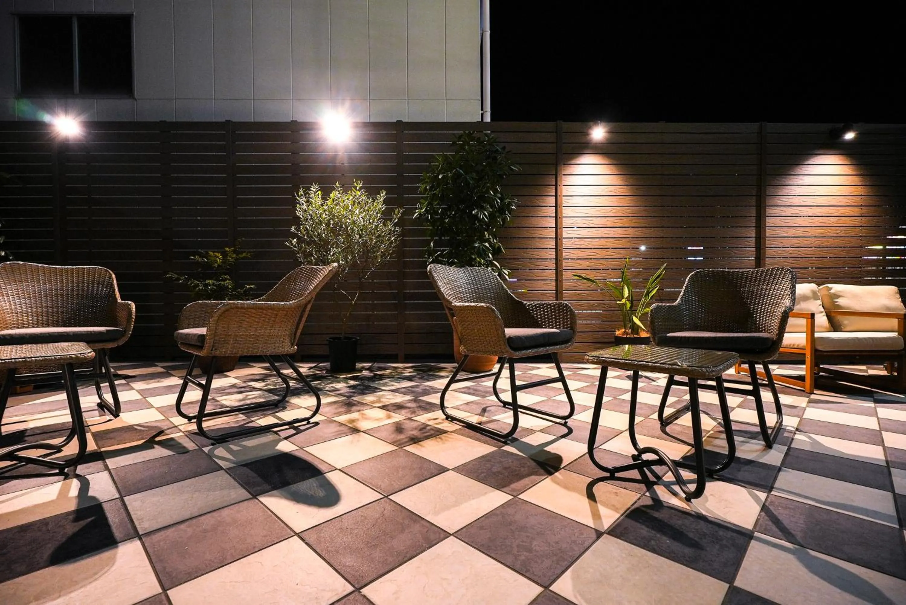 Seating area in Super Hotel Shikoku-chuo