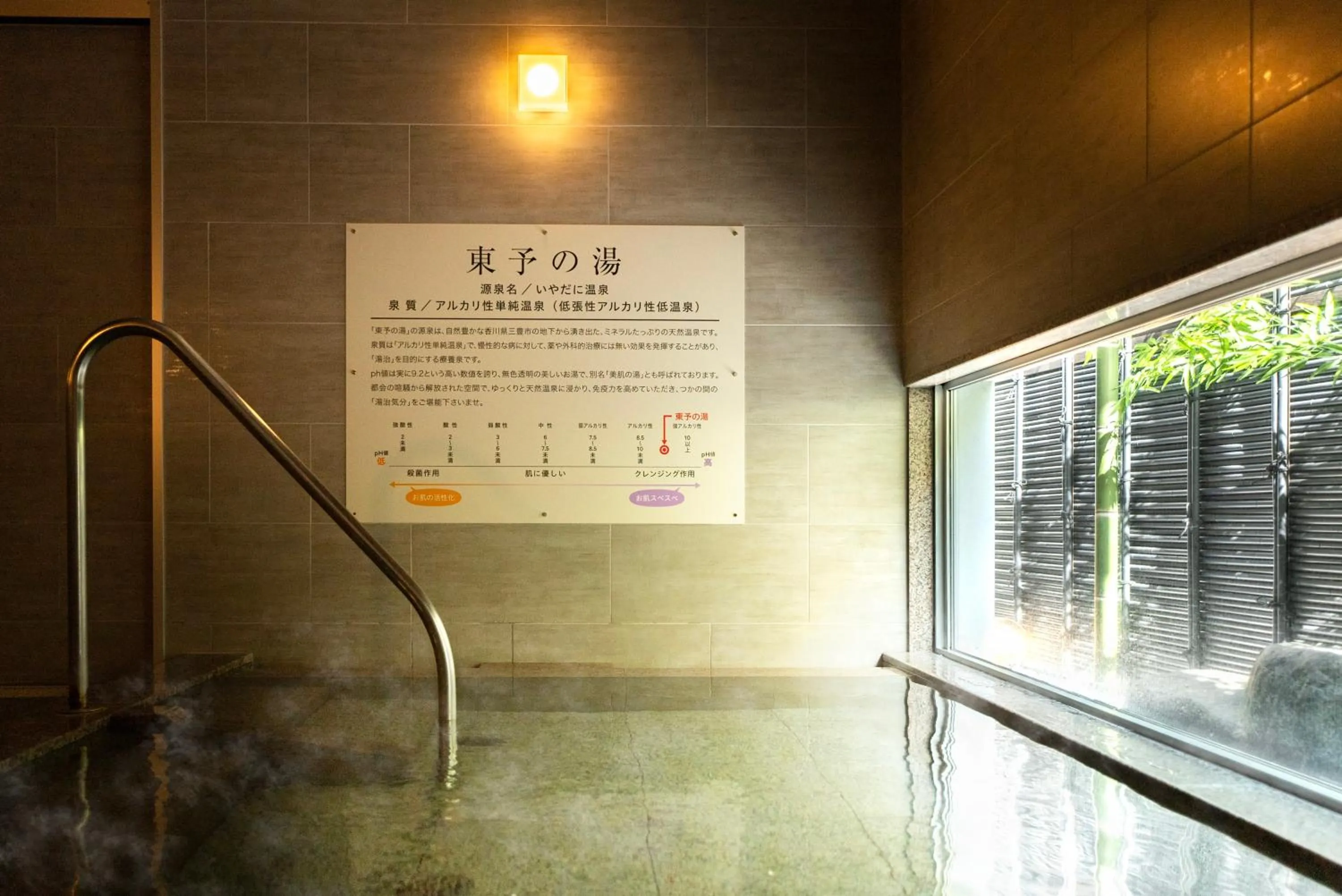 Hot Spring Bath in Super Hotel Shikoku-chuo
