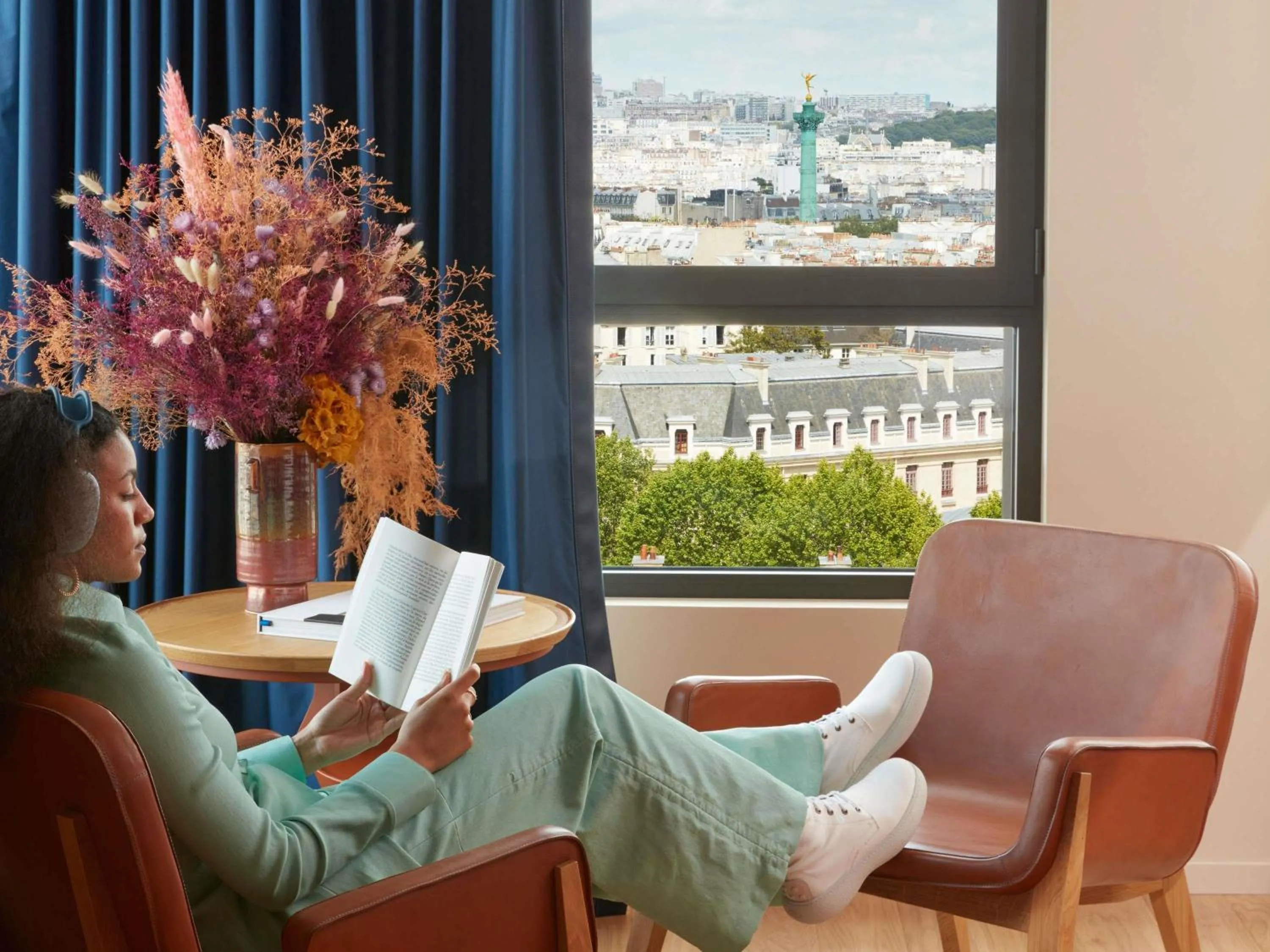Bedroom in SO/ Paris Hotel