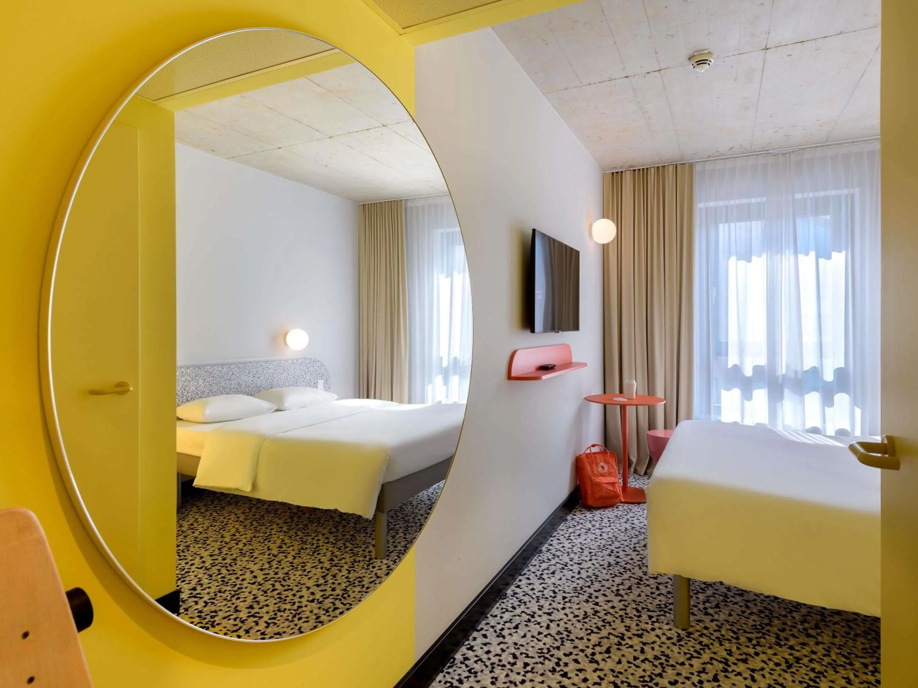 Bedroom, Bed in ibis budget Münster City