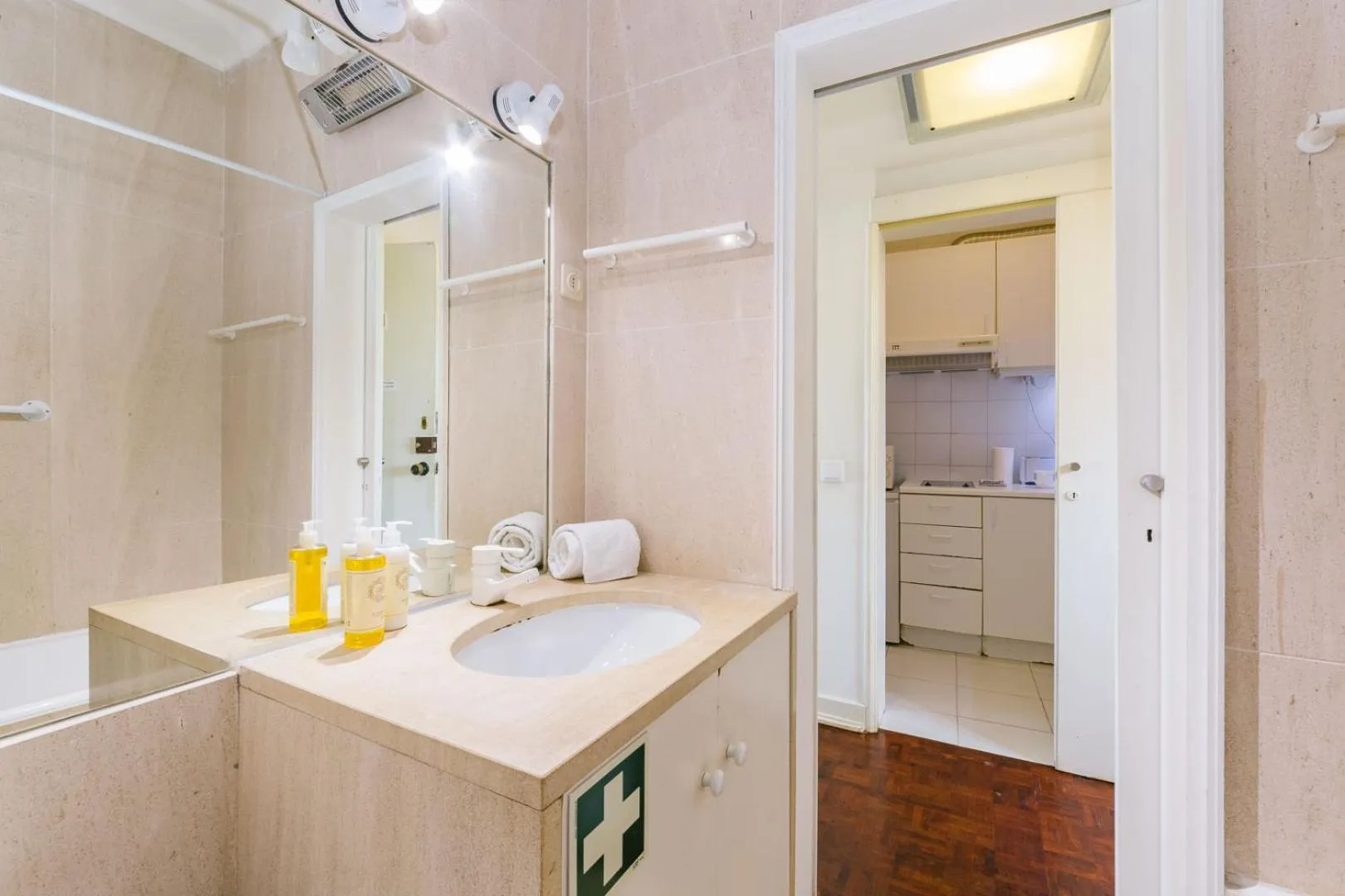 Shower in Rent4Rest Estoril Beachfront Apartments