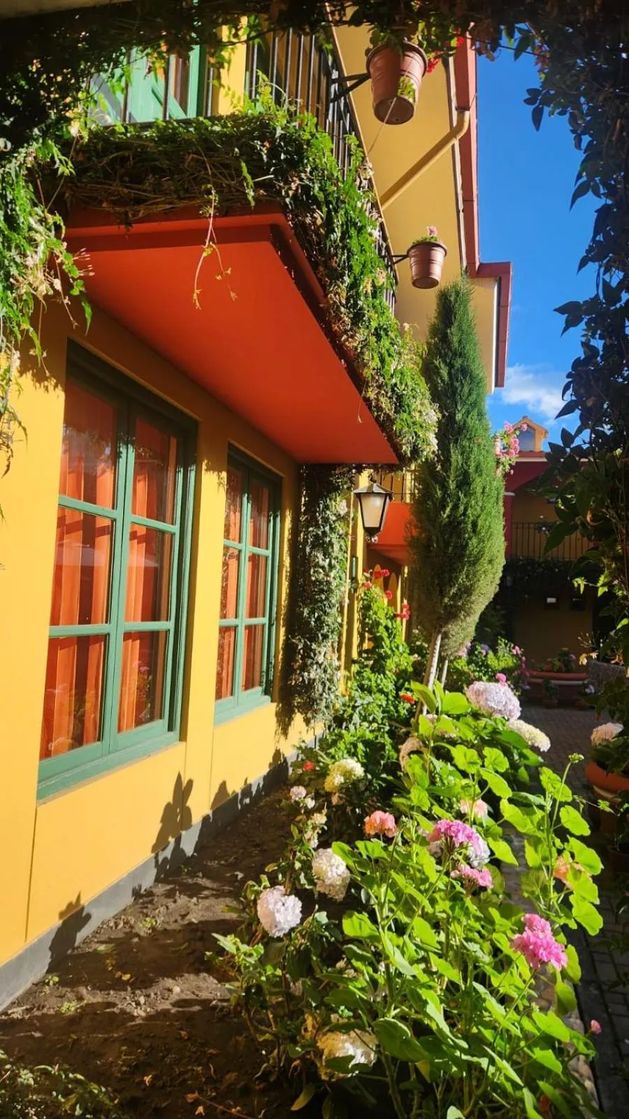 Patio in Hotel Tartar