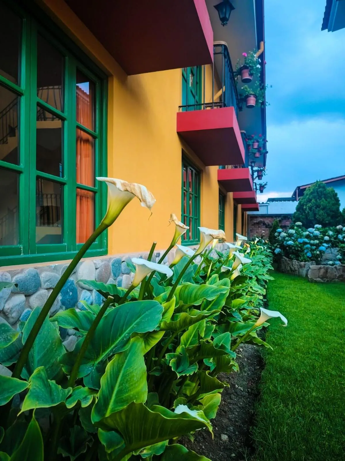 Garden view in Hotel Tartar