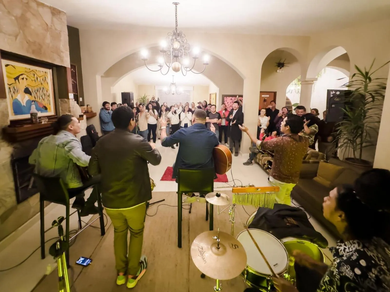 fireplace in Hotel Tartar