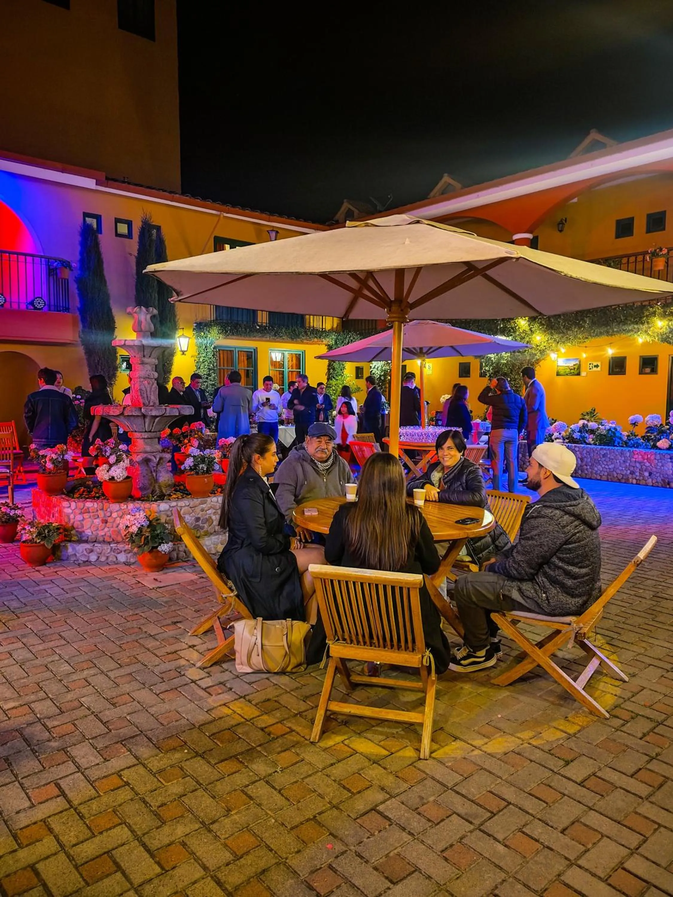Patio in Hotel Tartar