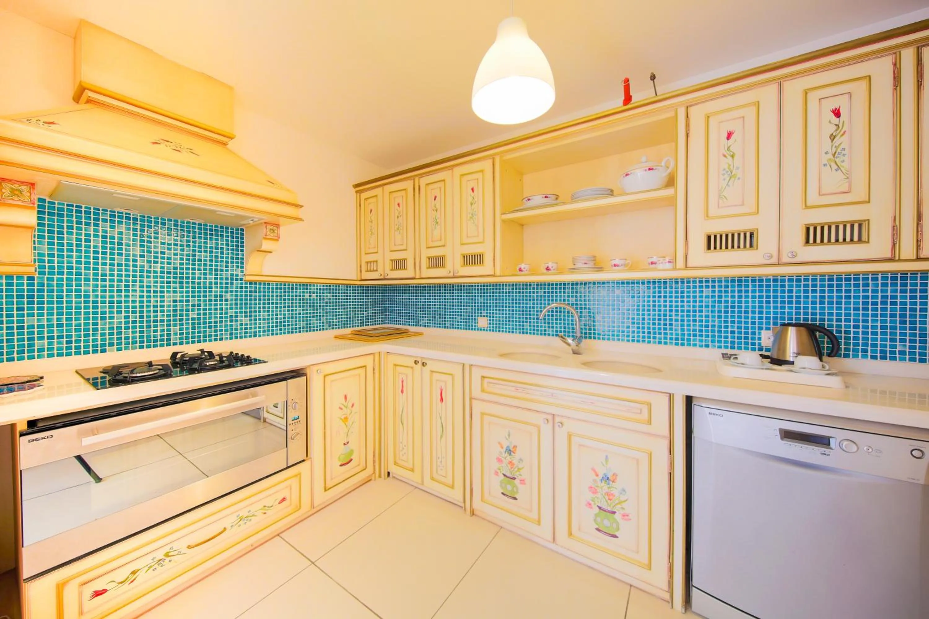 Kitchen or kitchenette in Salmakis Resort & Spa