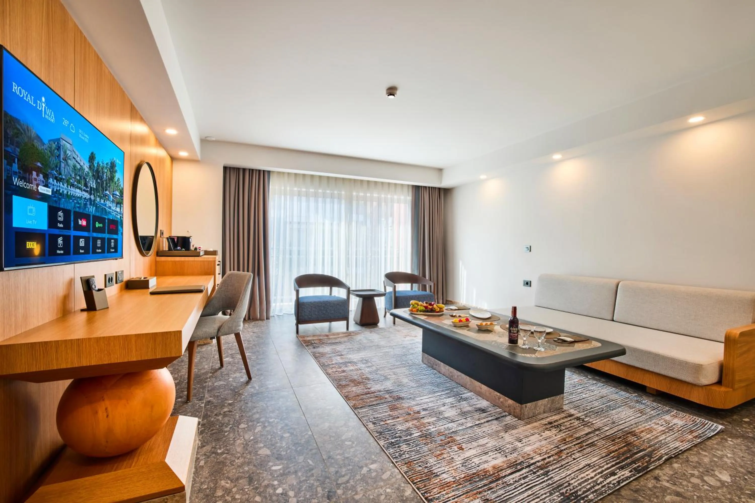 Living room in Mövenpick Resort Antalya Tekirova - Ultra All Inclusive