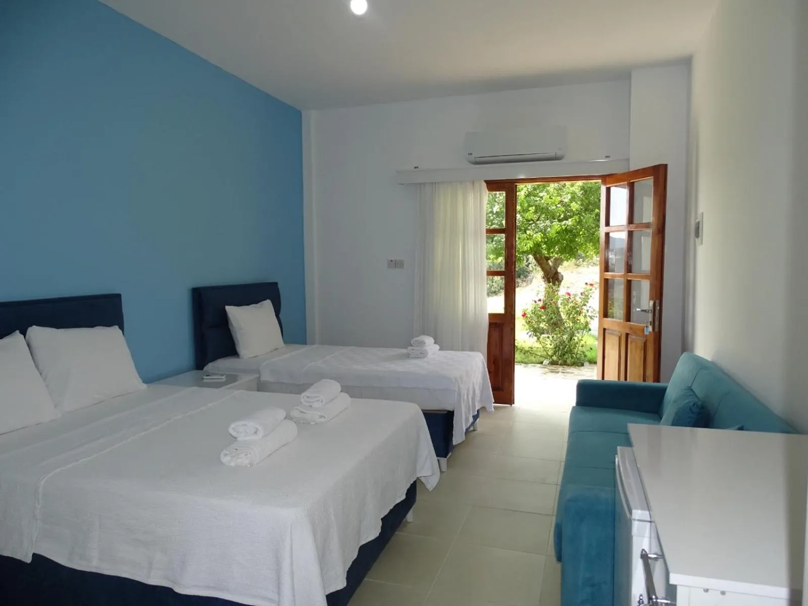 Bed in Karpaz Sunset Hotel