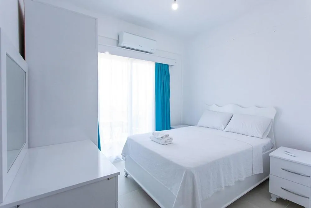 Bed in Karpaz Sunset Hotel