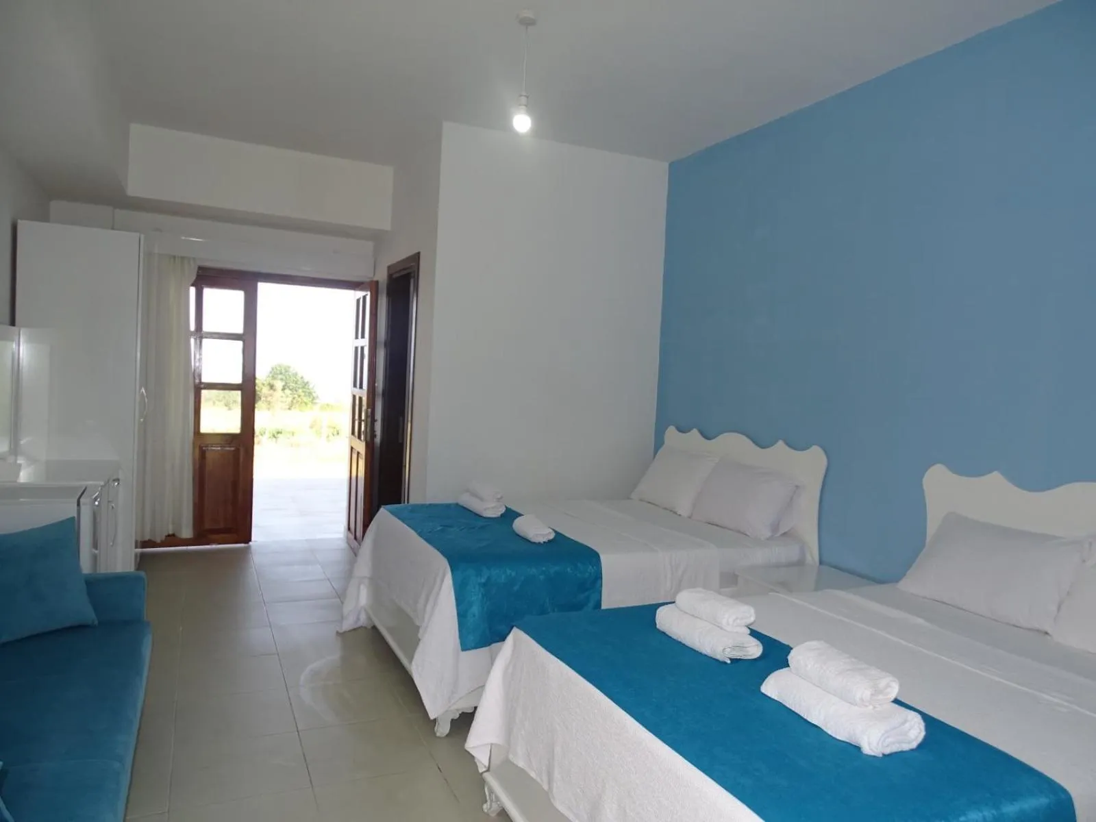 Bed in Karpaz Sunset Hotel