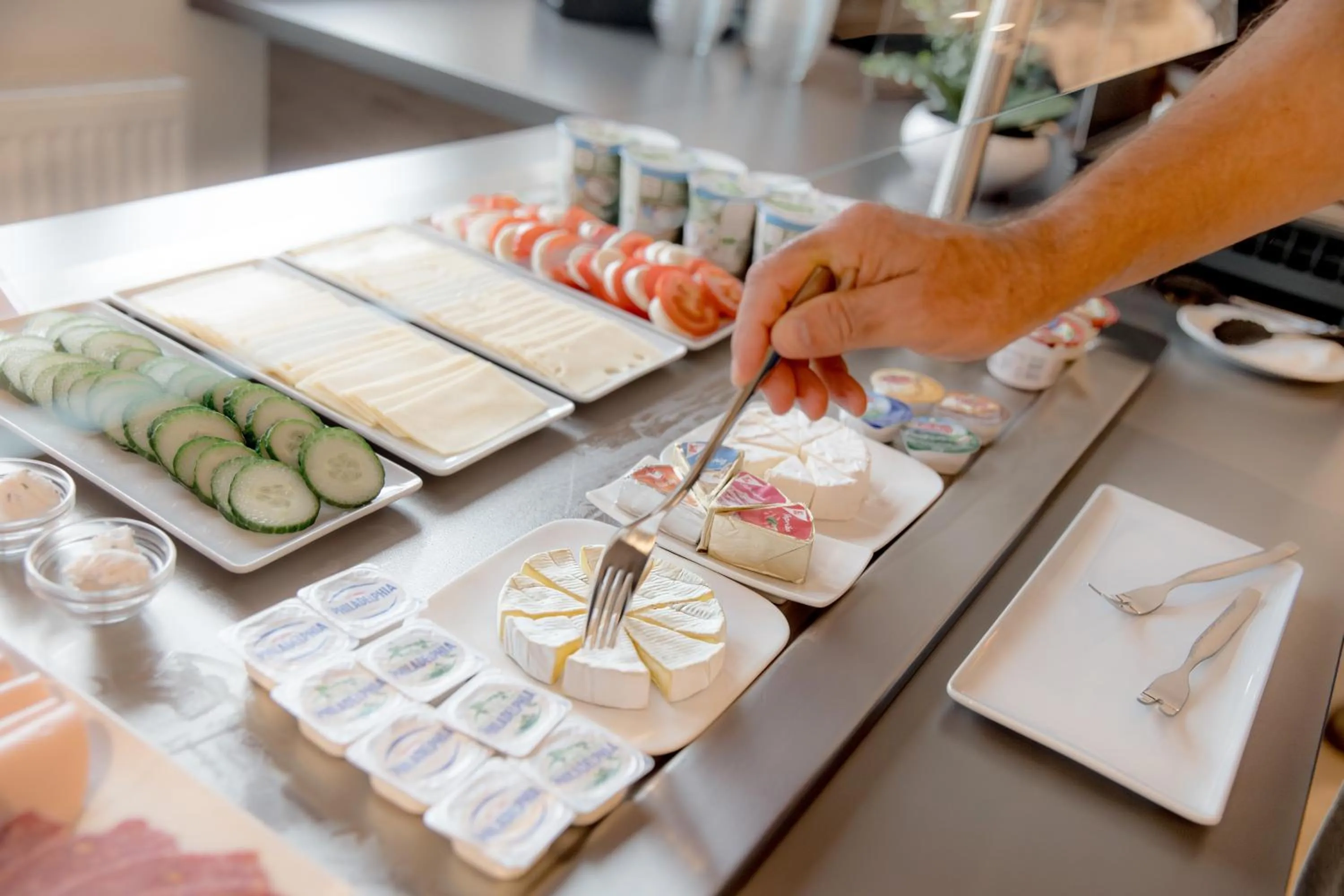 Buffet breakfast in Hotel 22