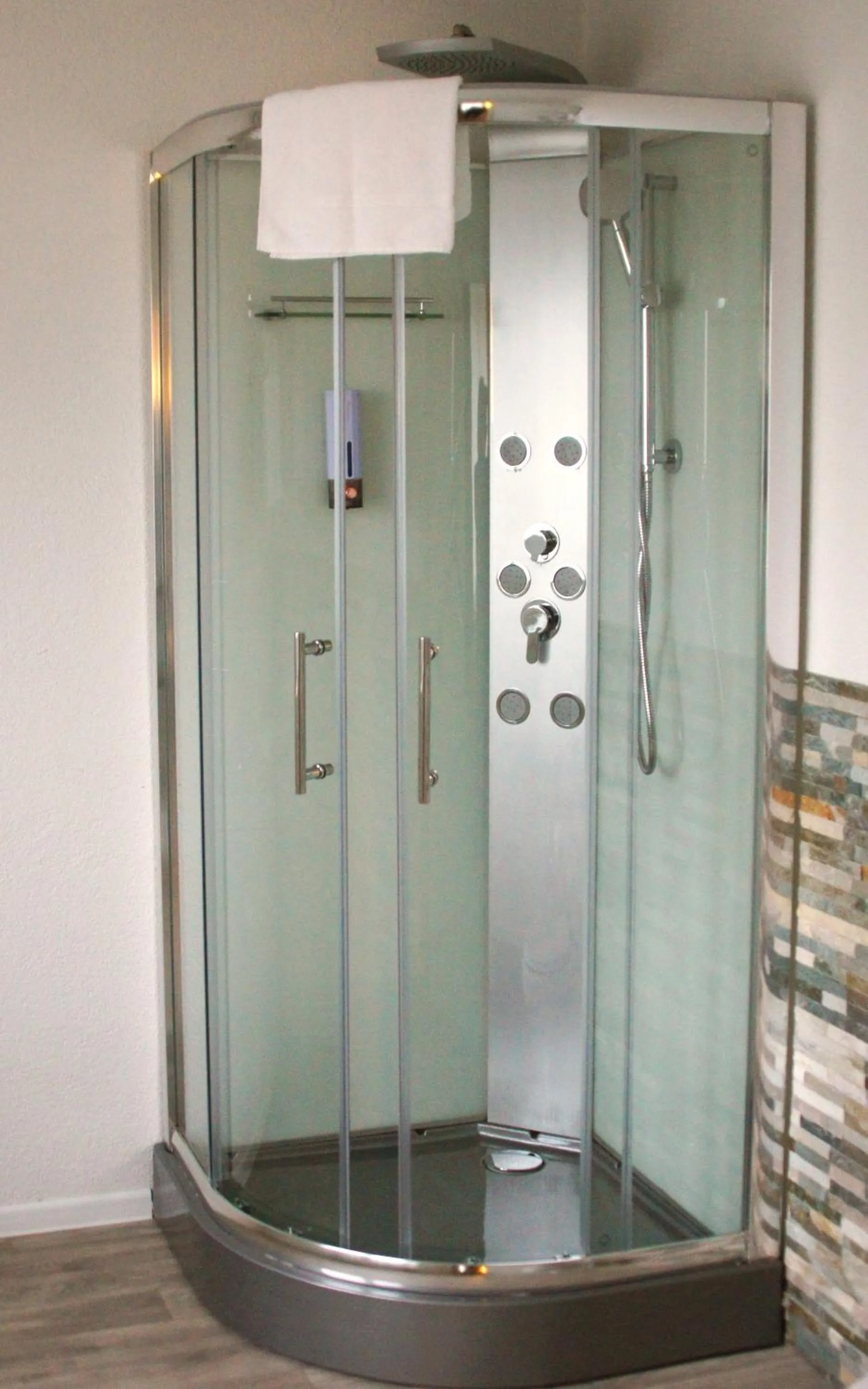 Shower in Hotel 22