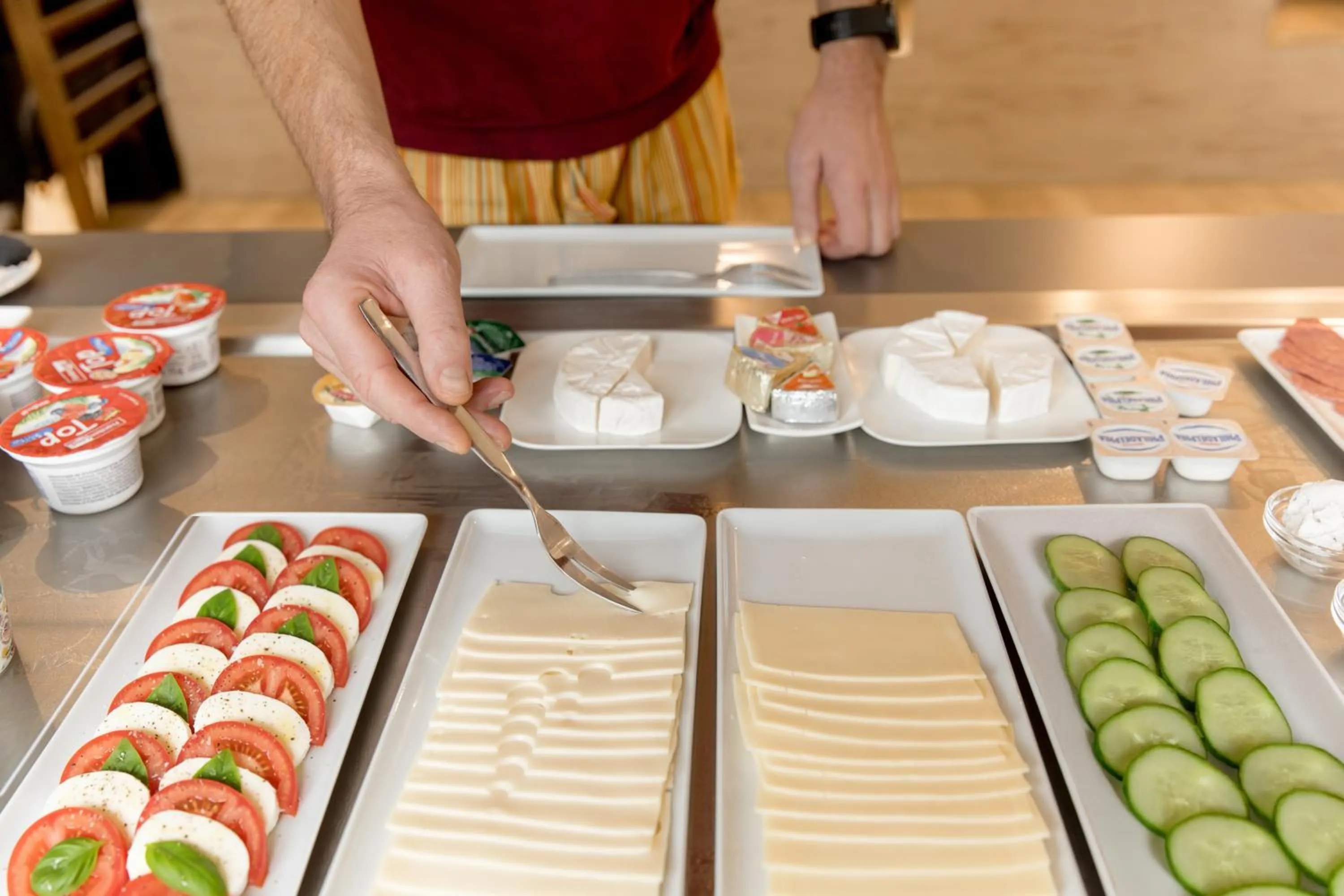 Buffet breakfast in Hotel 22