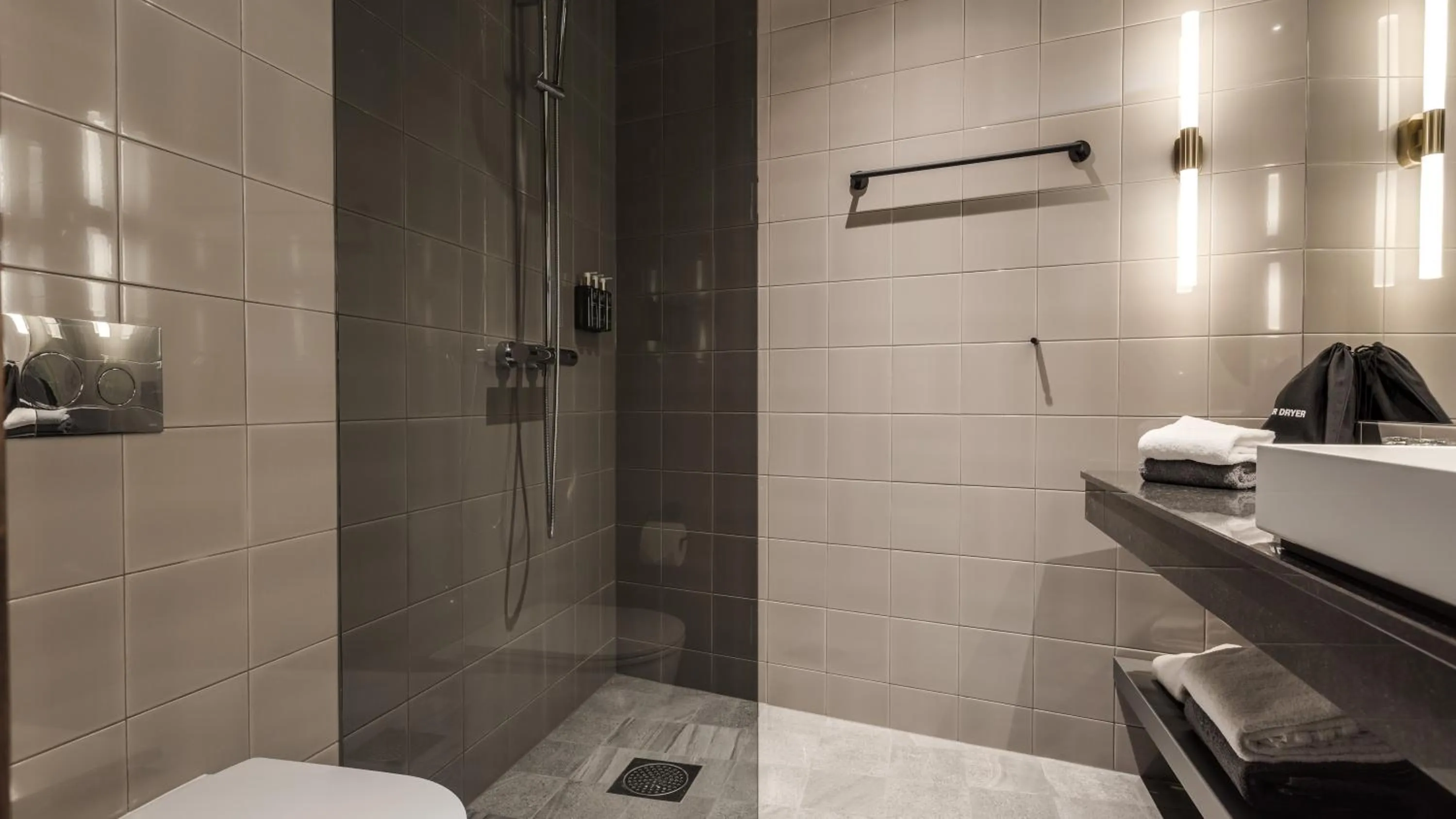 Shower in Clarion Hotel Umeå