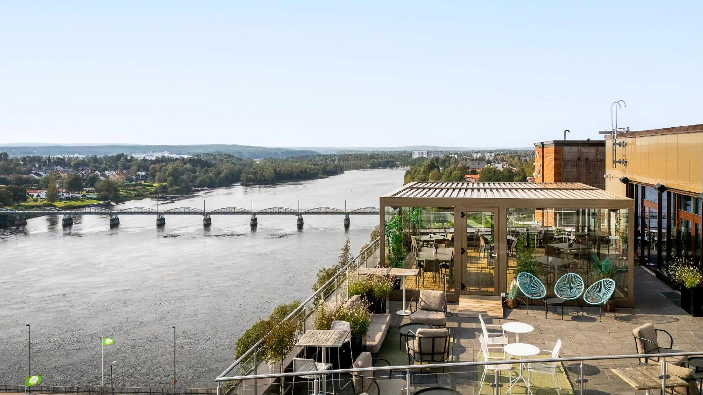 River view in Clarion Hotel Umeå