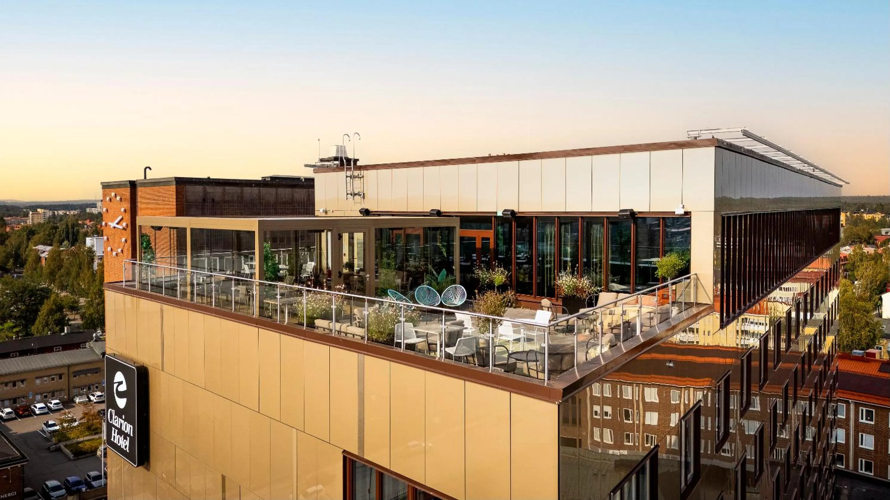 River view in Clarion Hotel Umeå