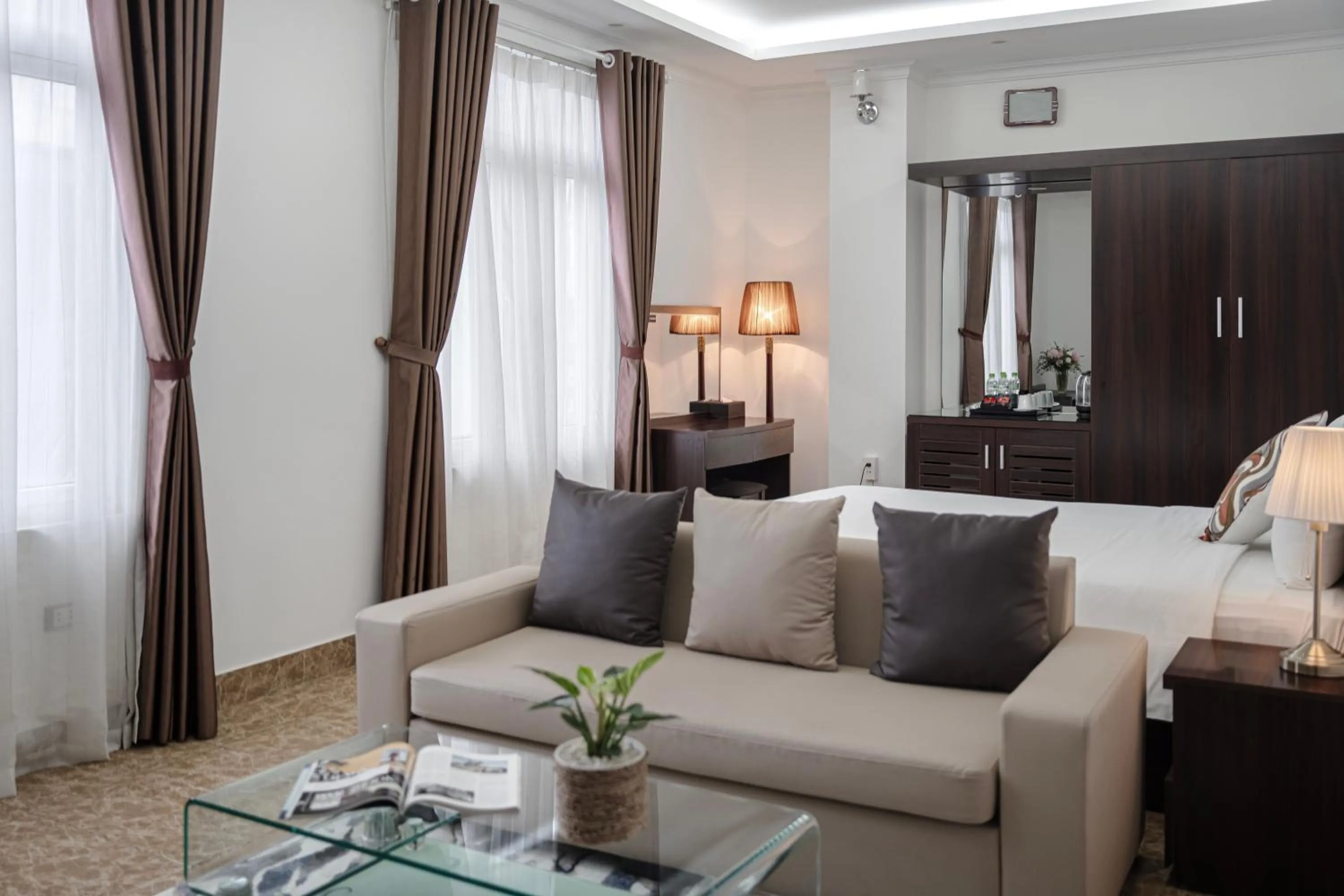 Bedroom in 그레이스 호텔 Grace Hotel & Residence