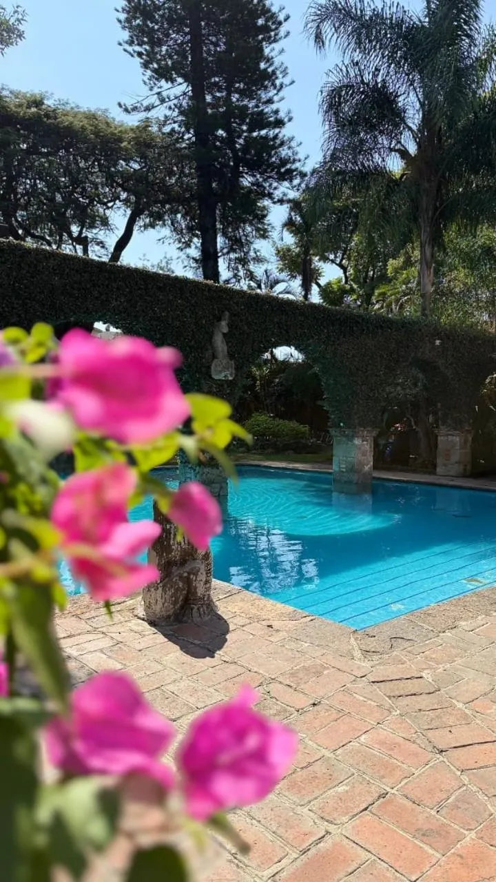 Garden view in La Joyita Cuernavaca