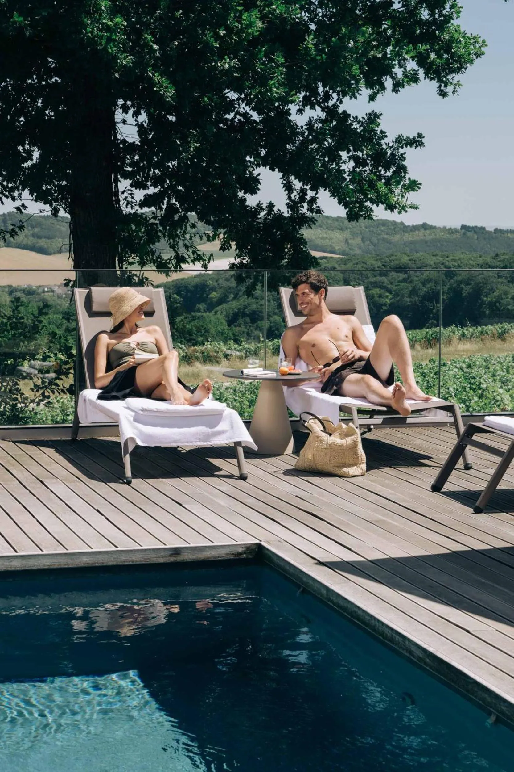 Swimming pool in LOISIUM Wine & Spa Hotel Champagne