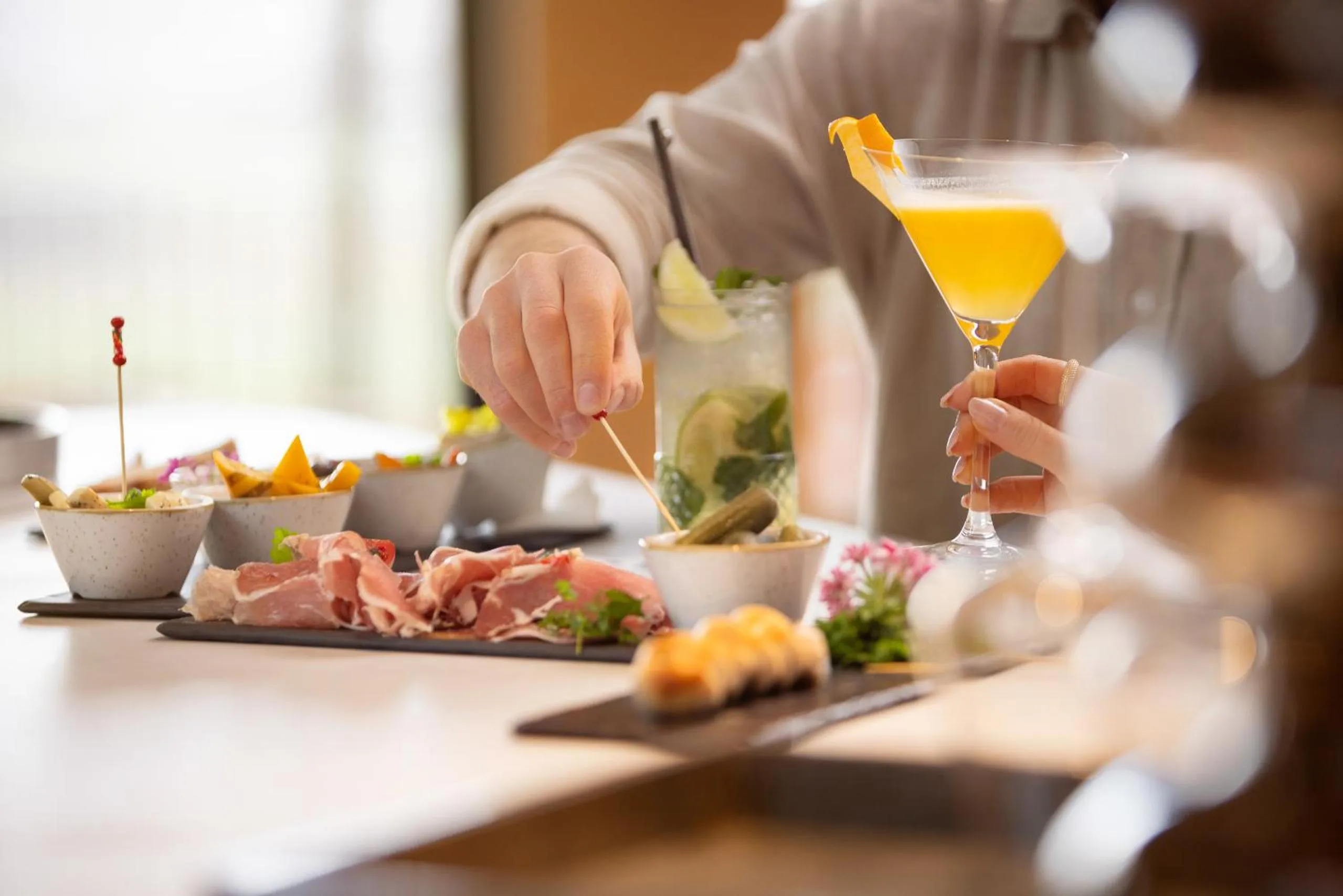 Food and drinks in LOISIUM Wine & Spa Hotel Champagne