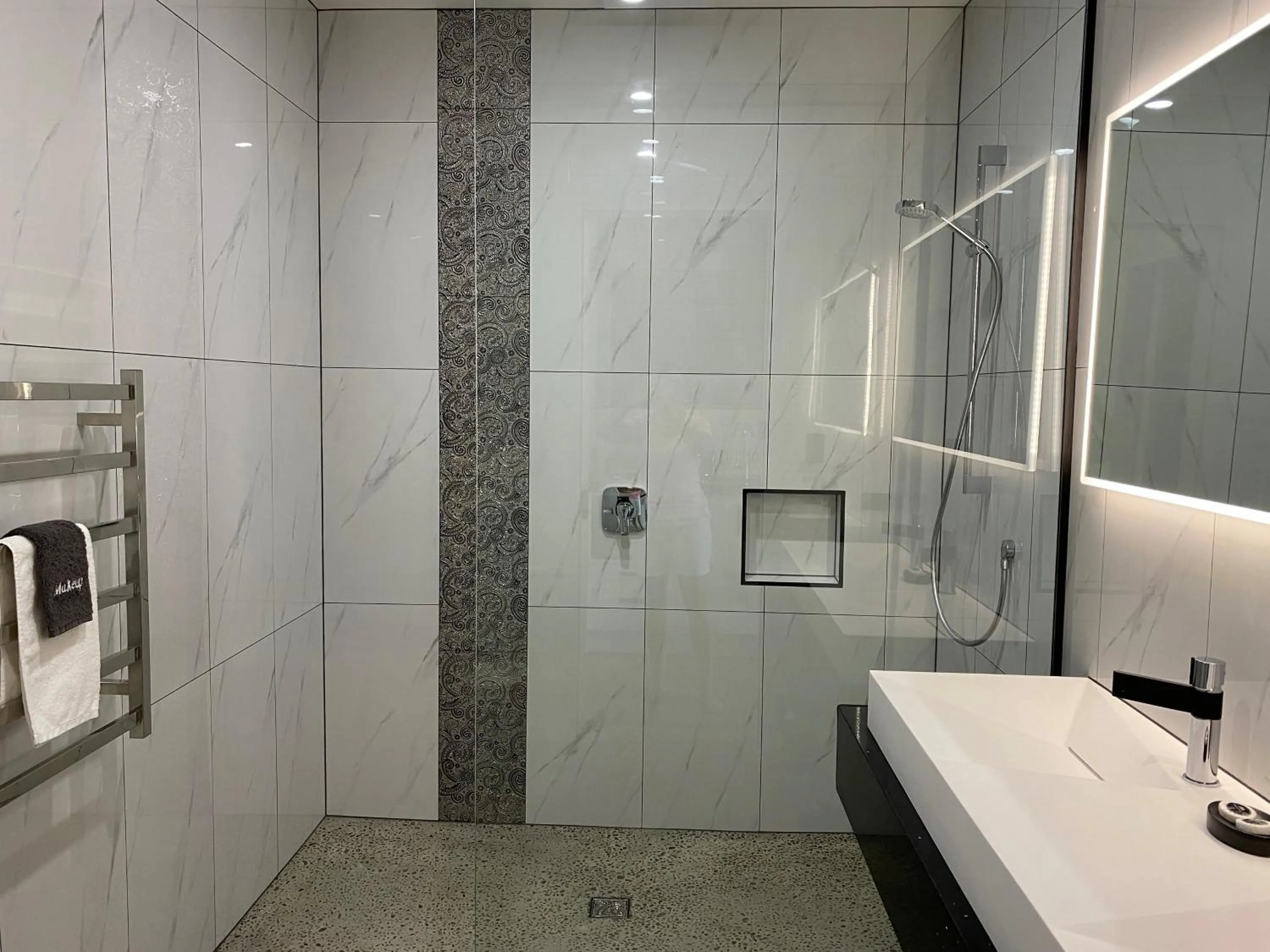 Bathroom in Matakana Motel