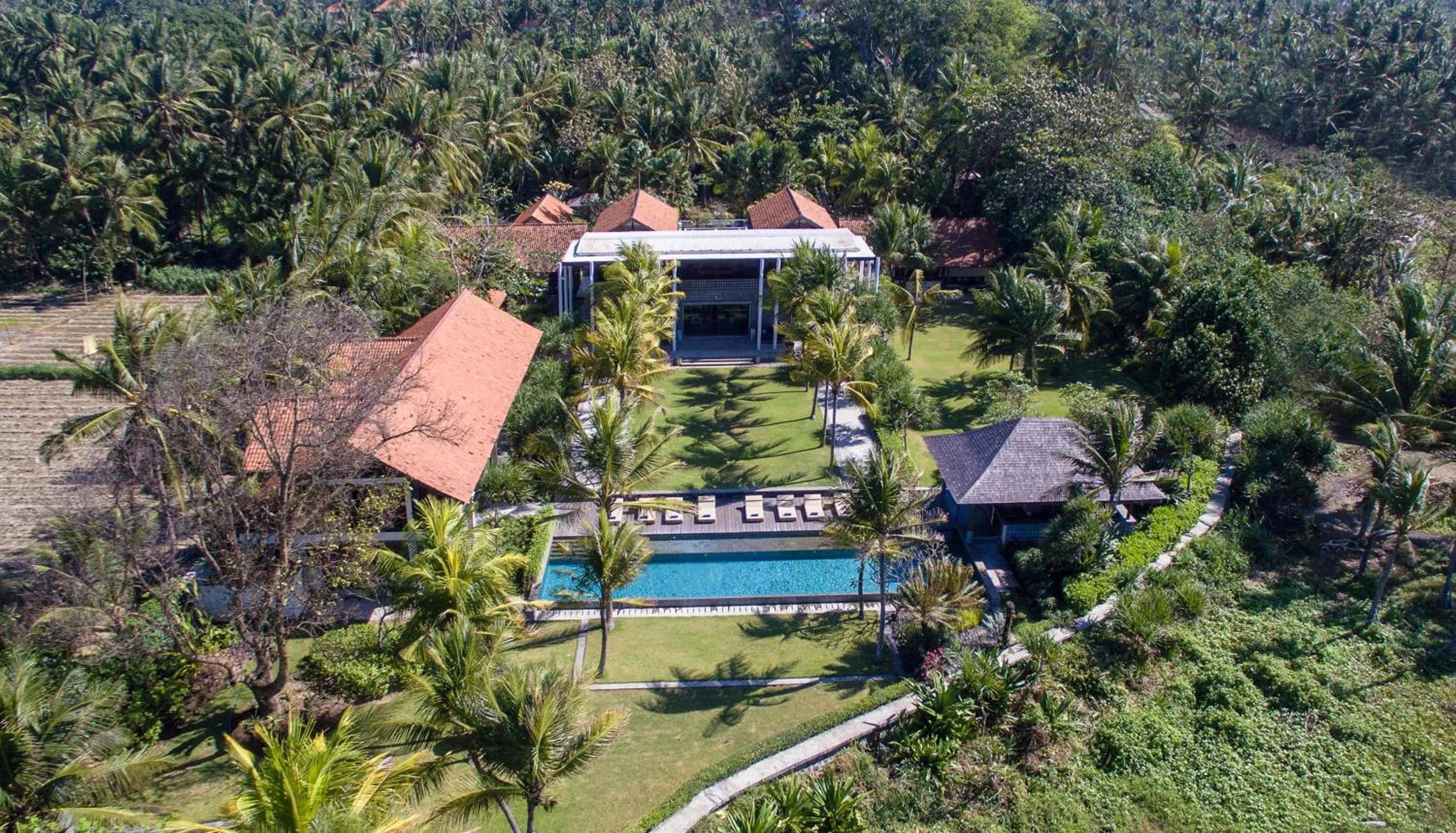 Bird's eye view in Jeeva Saba Bali