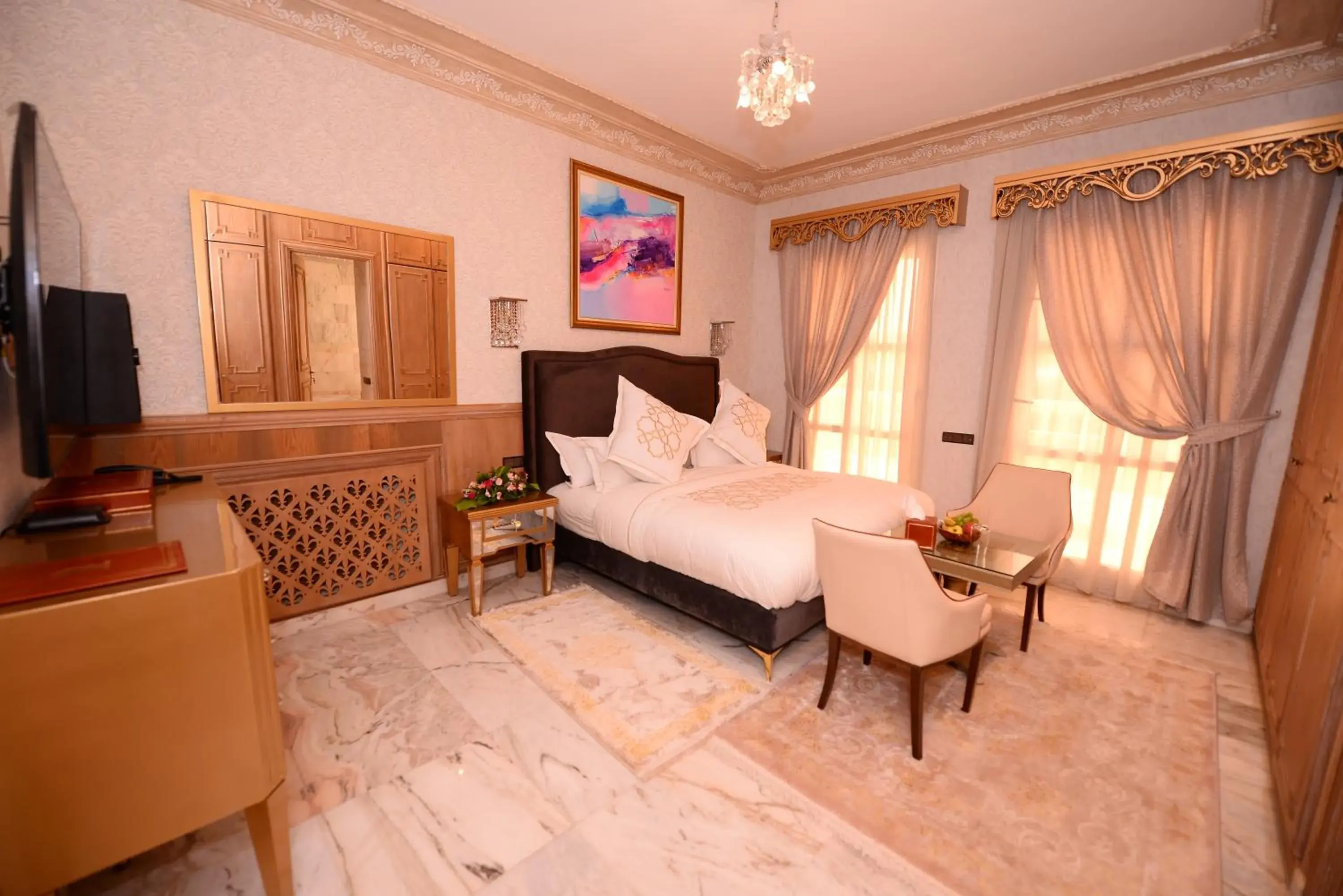 King Room with Pool View in THE WHITE PALACE Rabat King Room with Pool View in THE WHITE PALACE Rabat