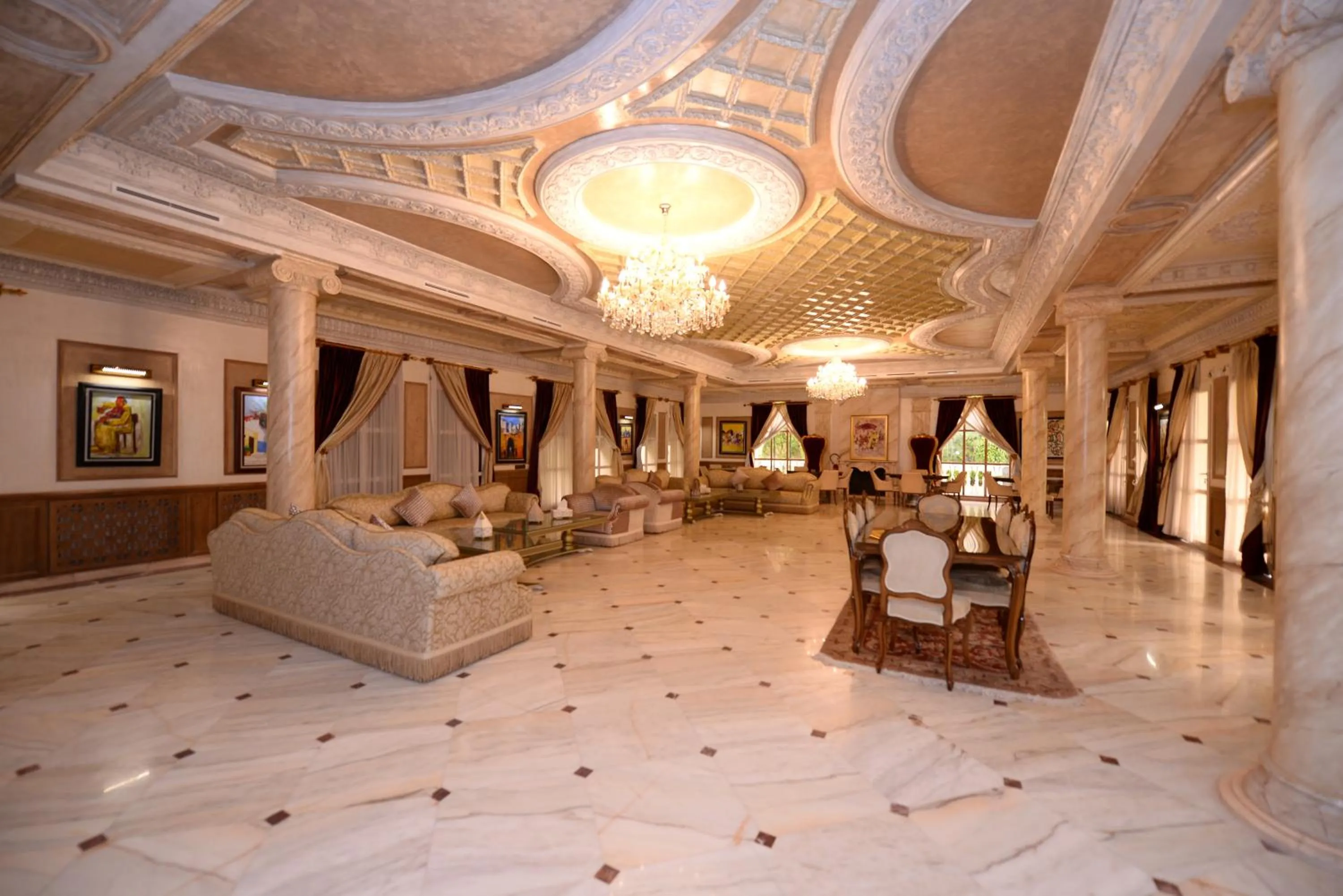 Living room in THE WHITE PALACE Rabat