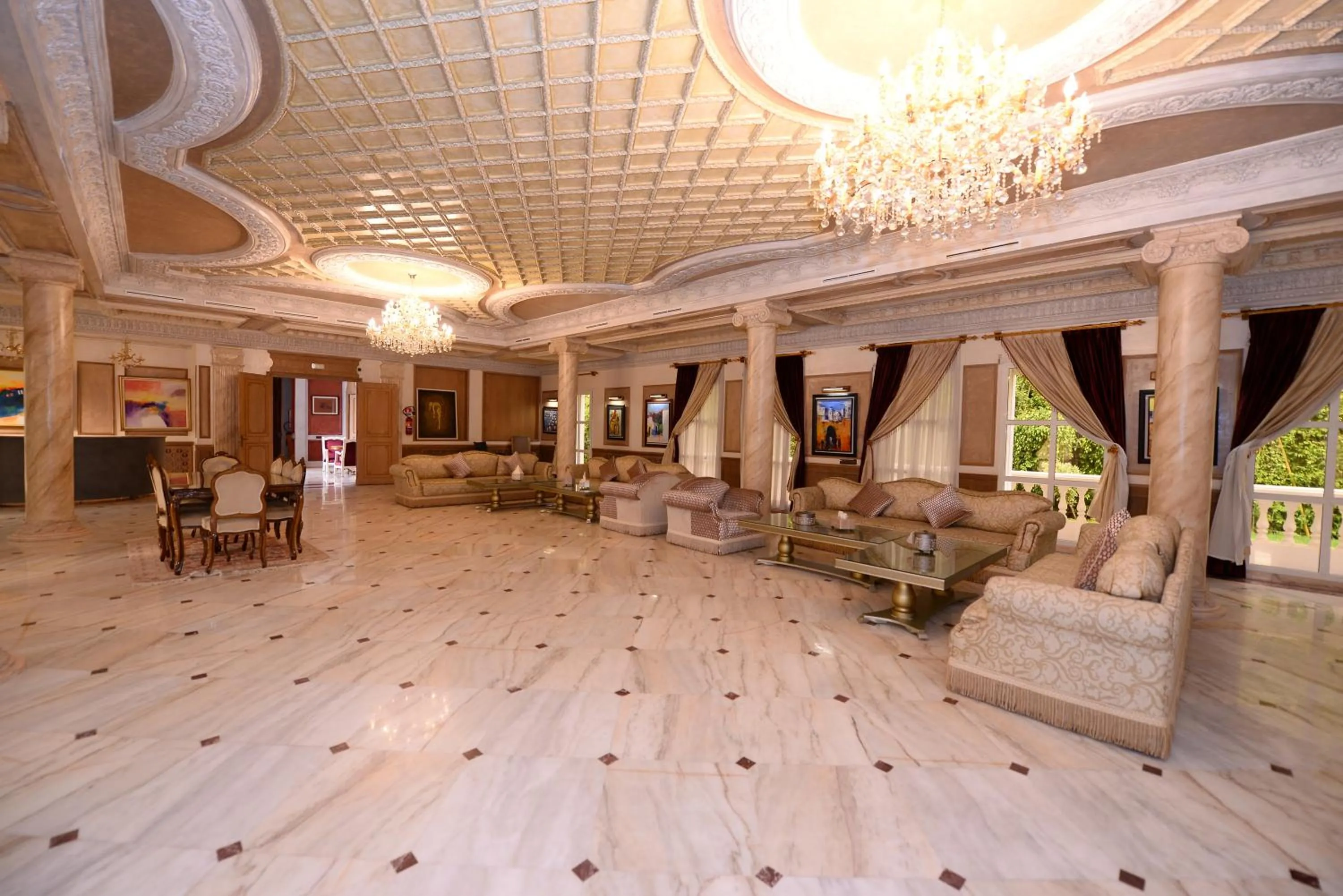 Living room in THE WHITE PALACE Rabat