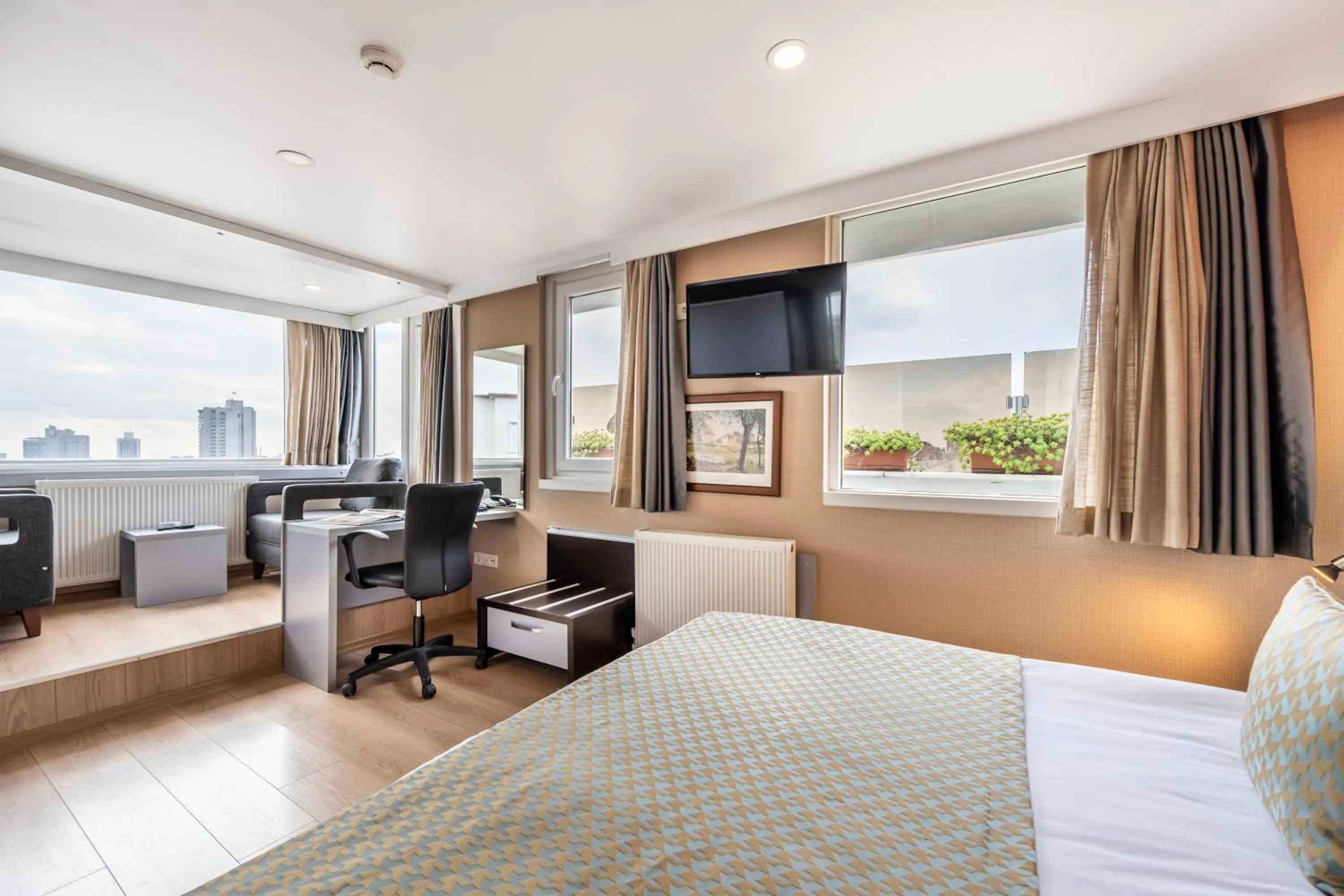 Bed in Gallery Residence & Hotel Nişantaşı