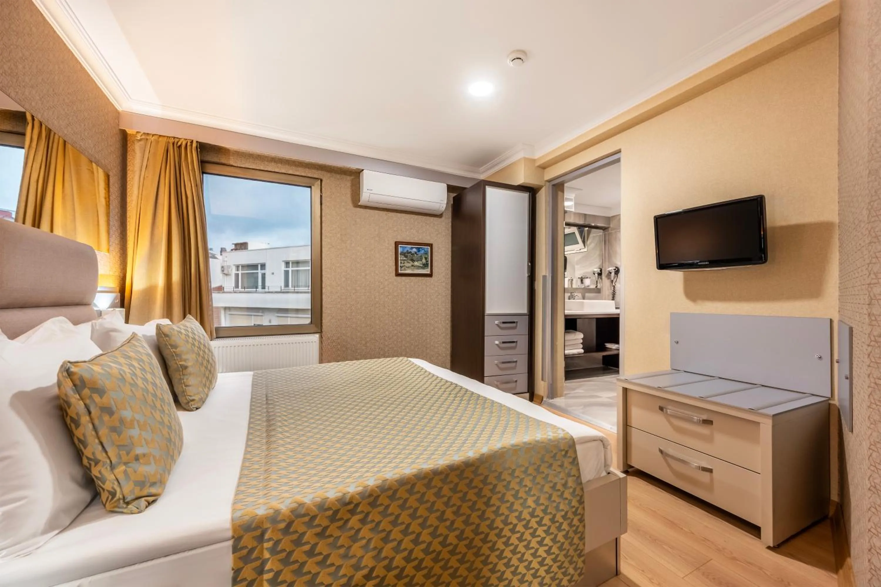 Bed in Gallery Residence & Hotel Nişantaşı