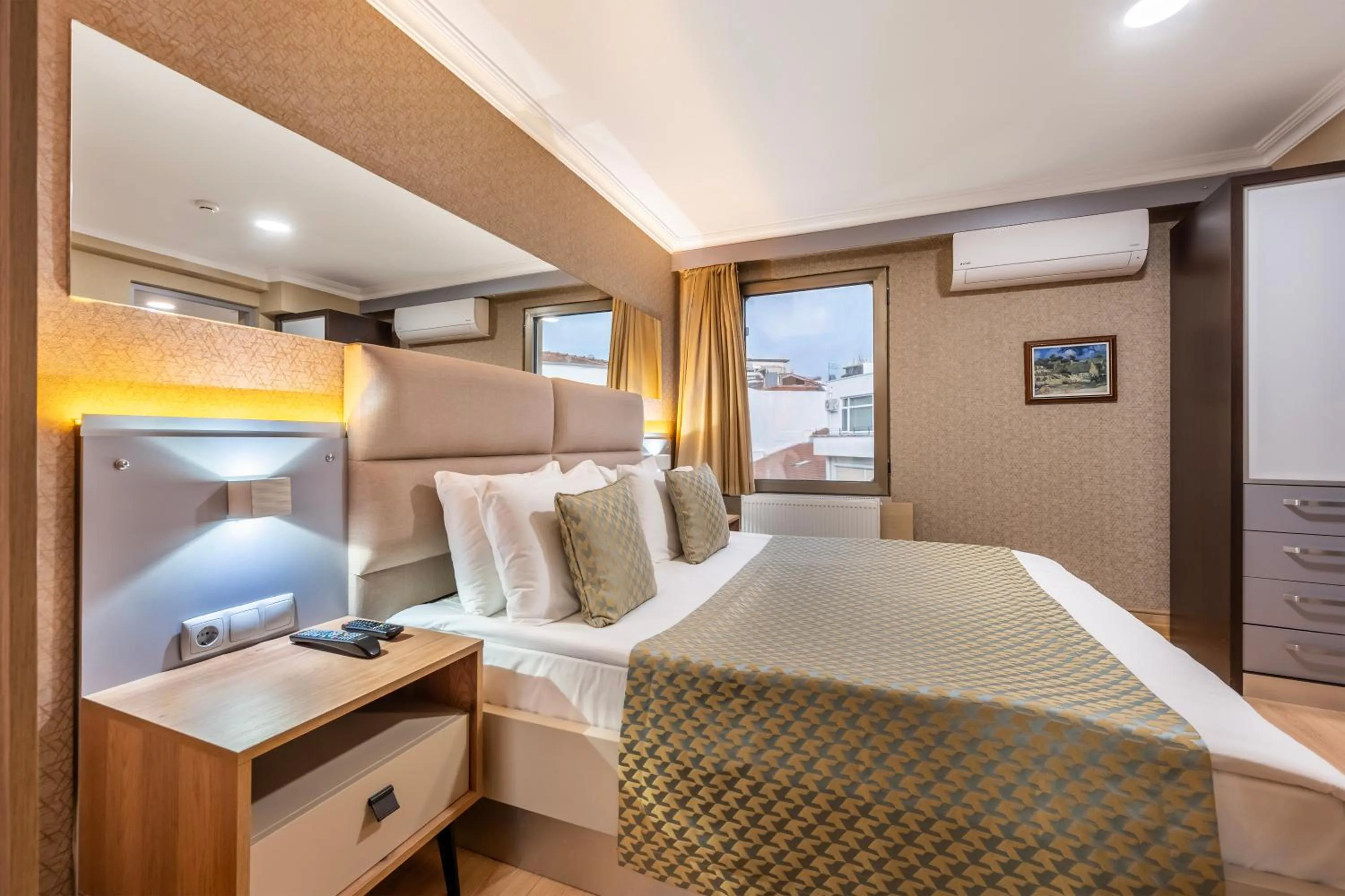 Bed in Gallery Residence & Hotel Nişantaşı