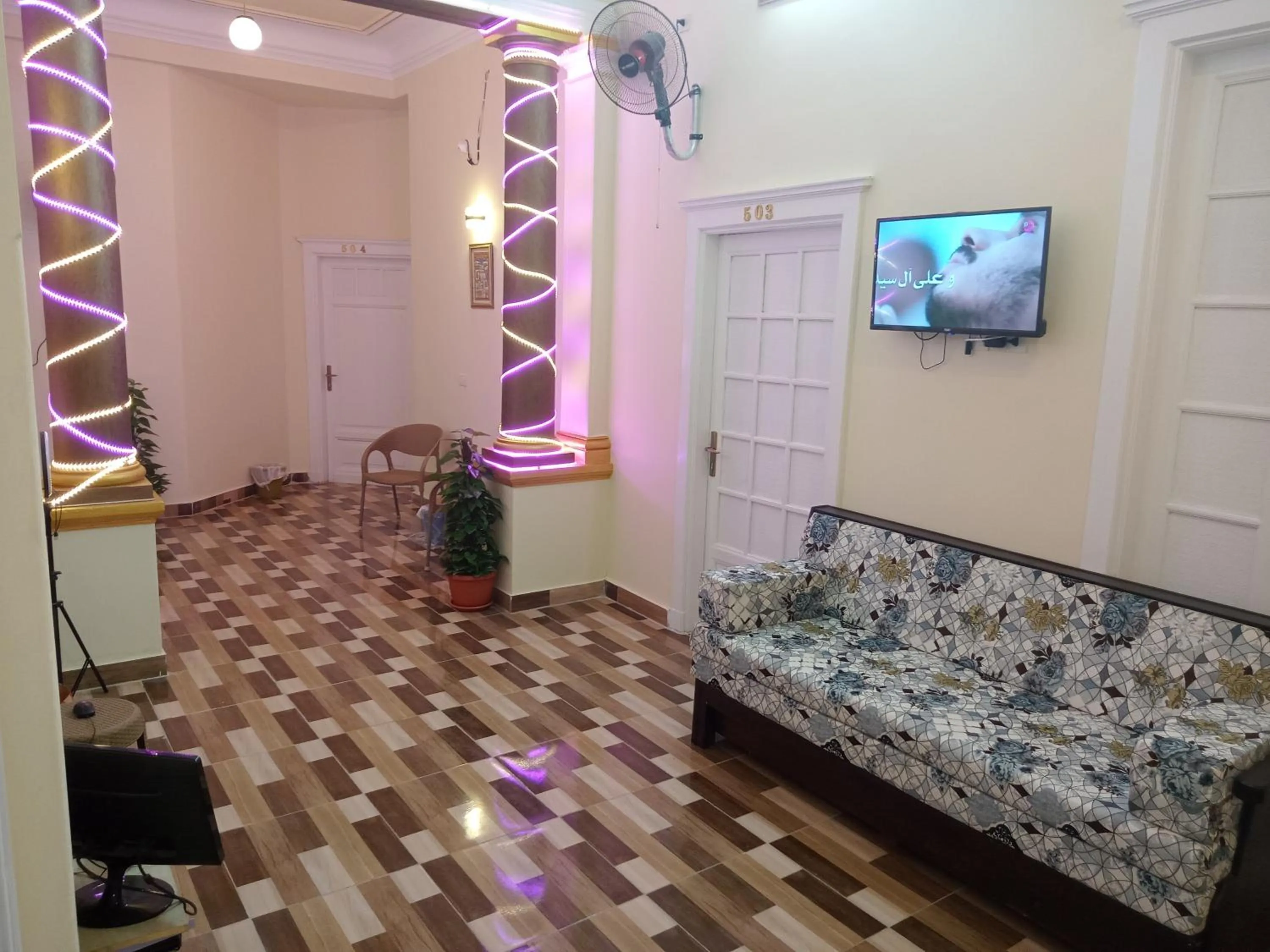 Living room in New One Hotel