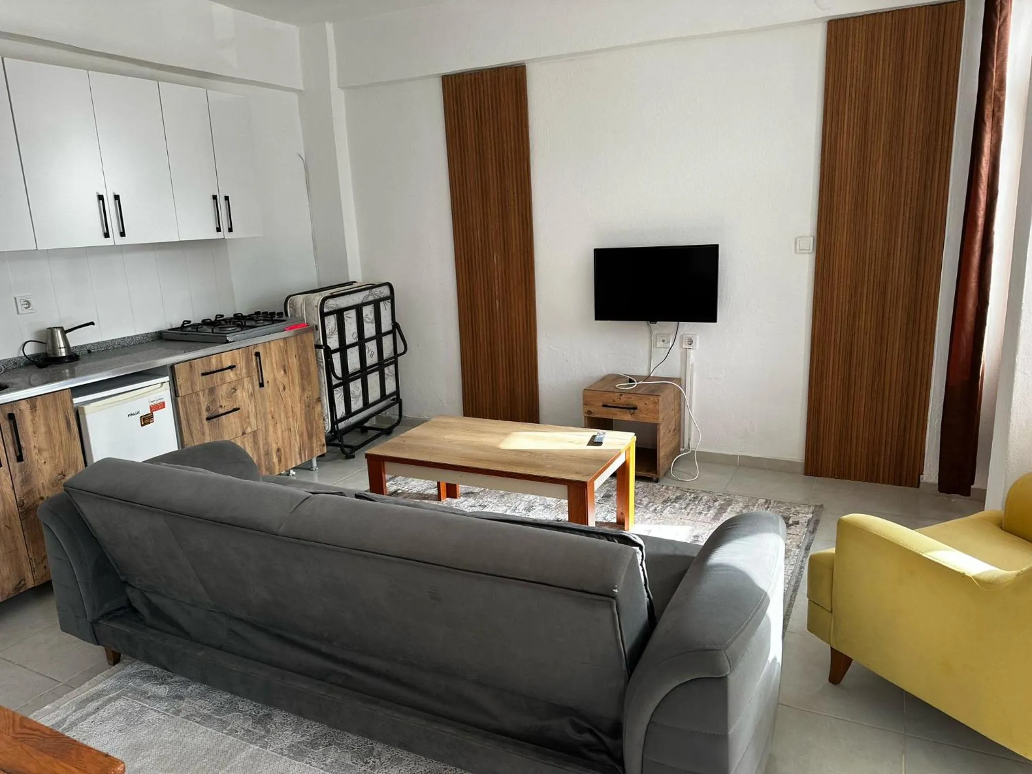 Kitchen or kitchenette in FİNİKE SEVER OTEL