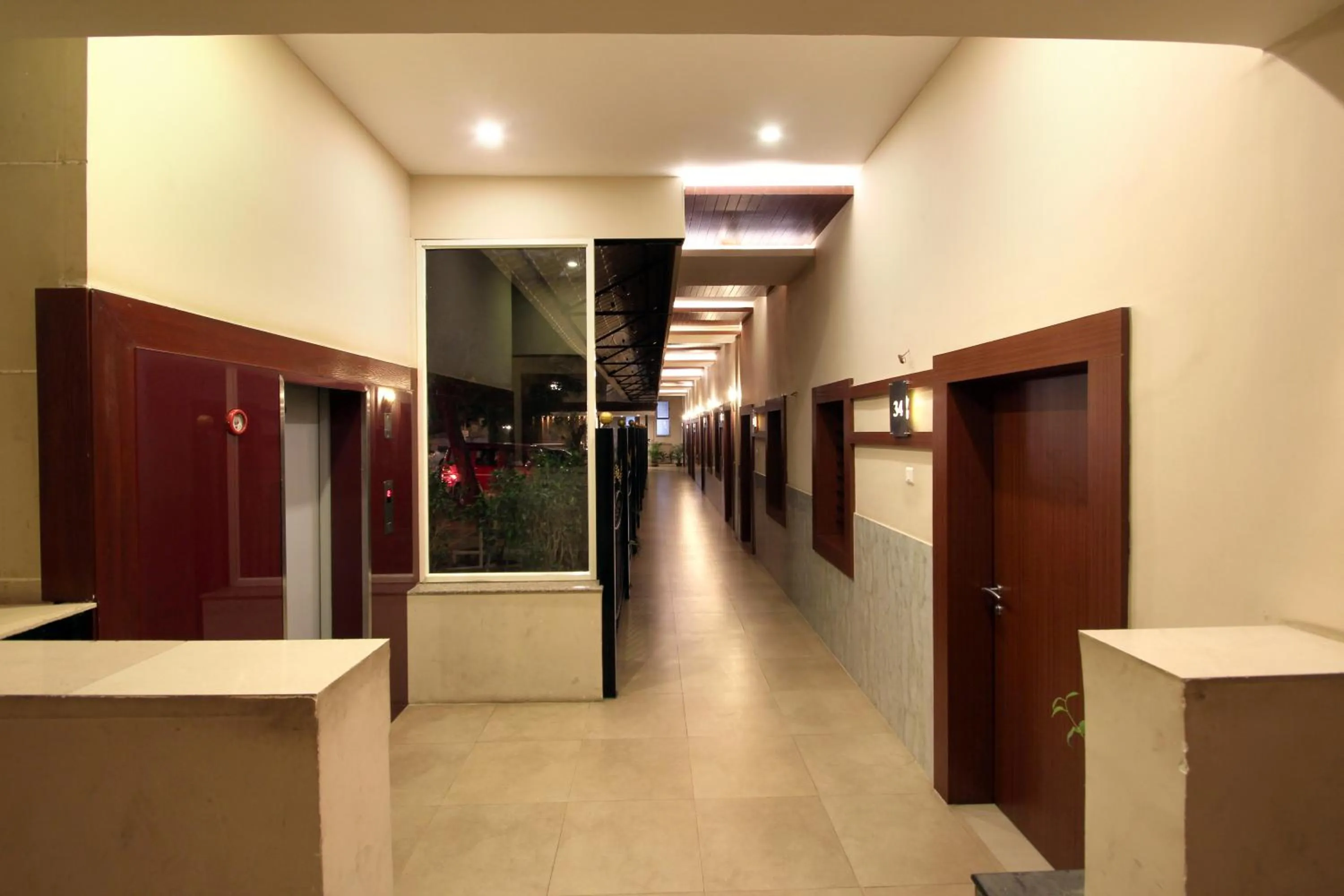 Decorative detail in Taj Mahal Hotel Abids