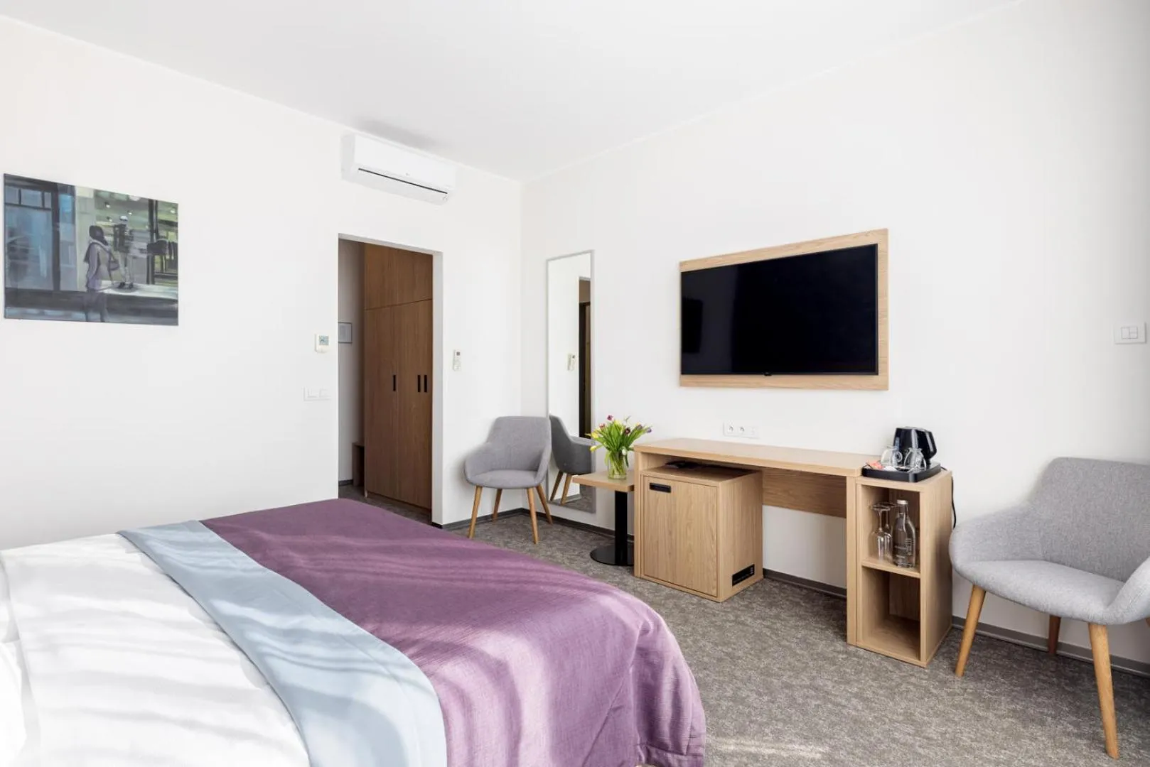Bed in Hotel Vinice Hnanice