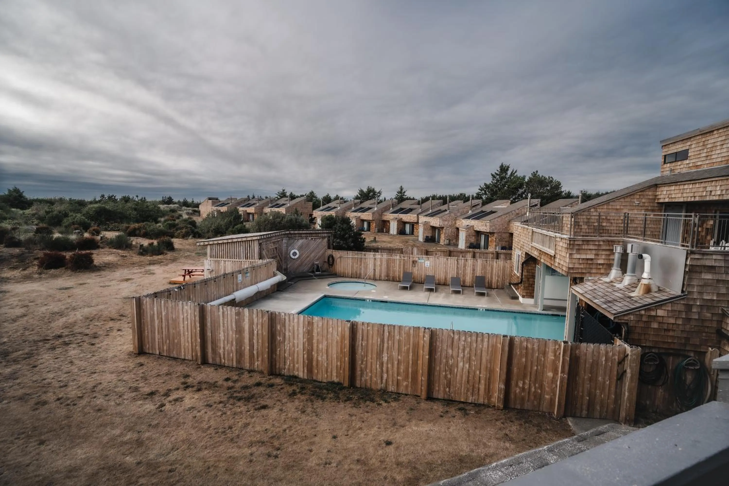 Pool view in Surfcrest Resort
