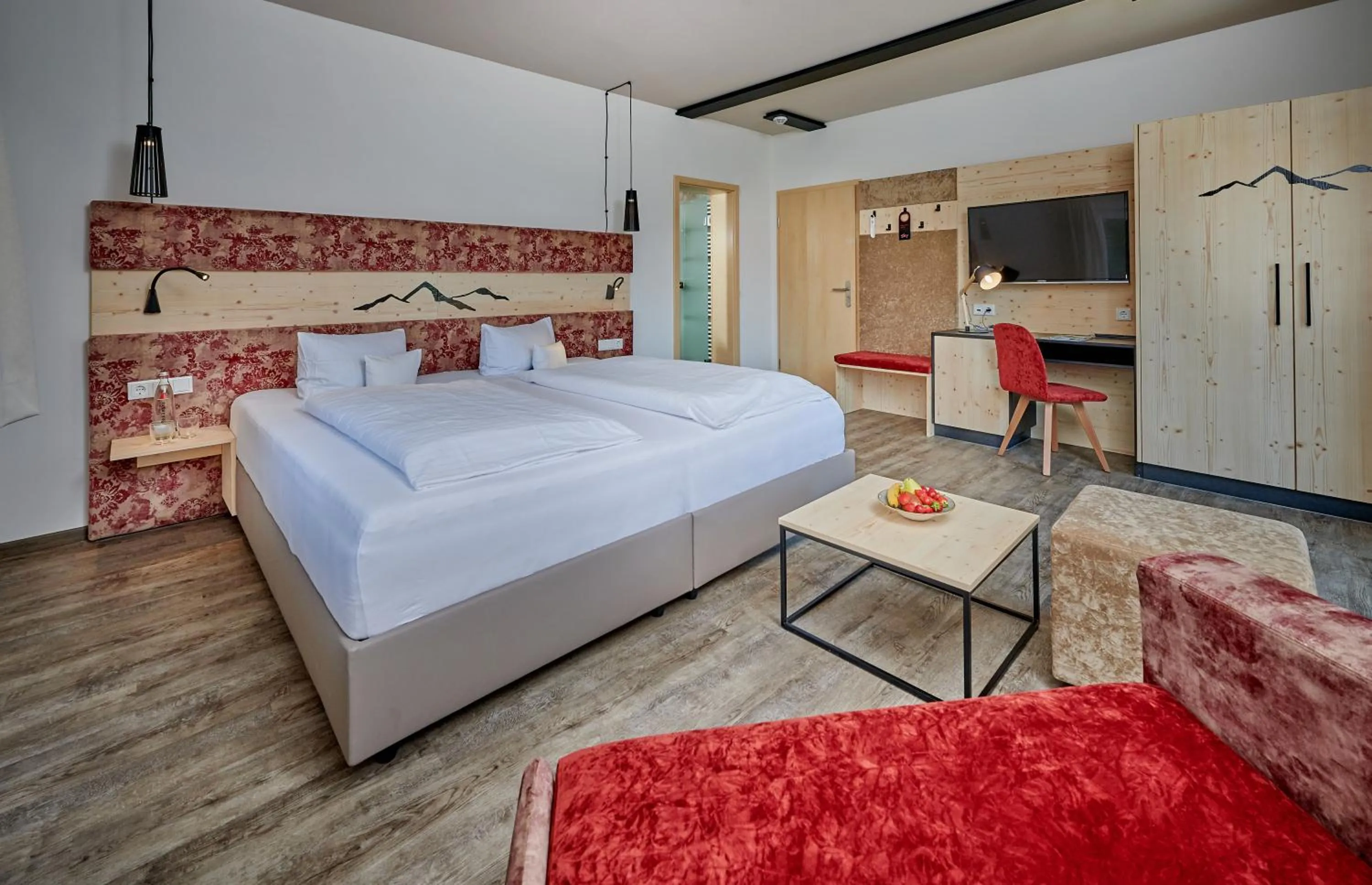 Bed in Landhotel Moorhof