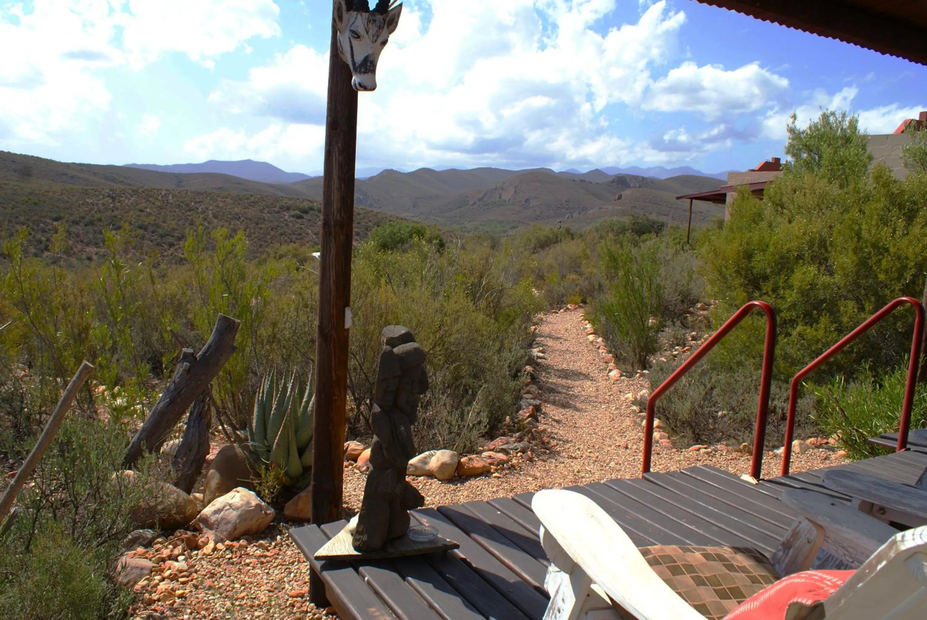 Mountain view in Zwartberg View Mountain Lodge