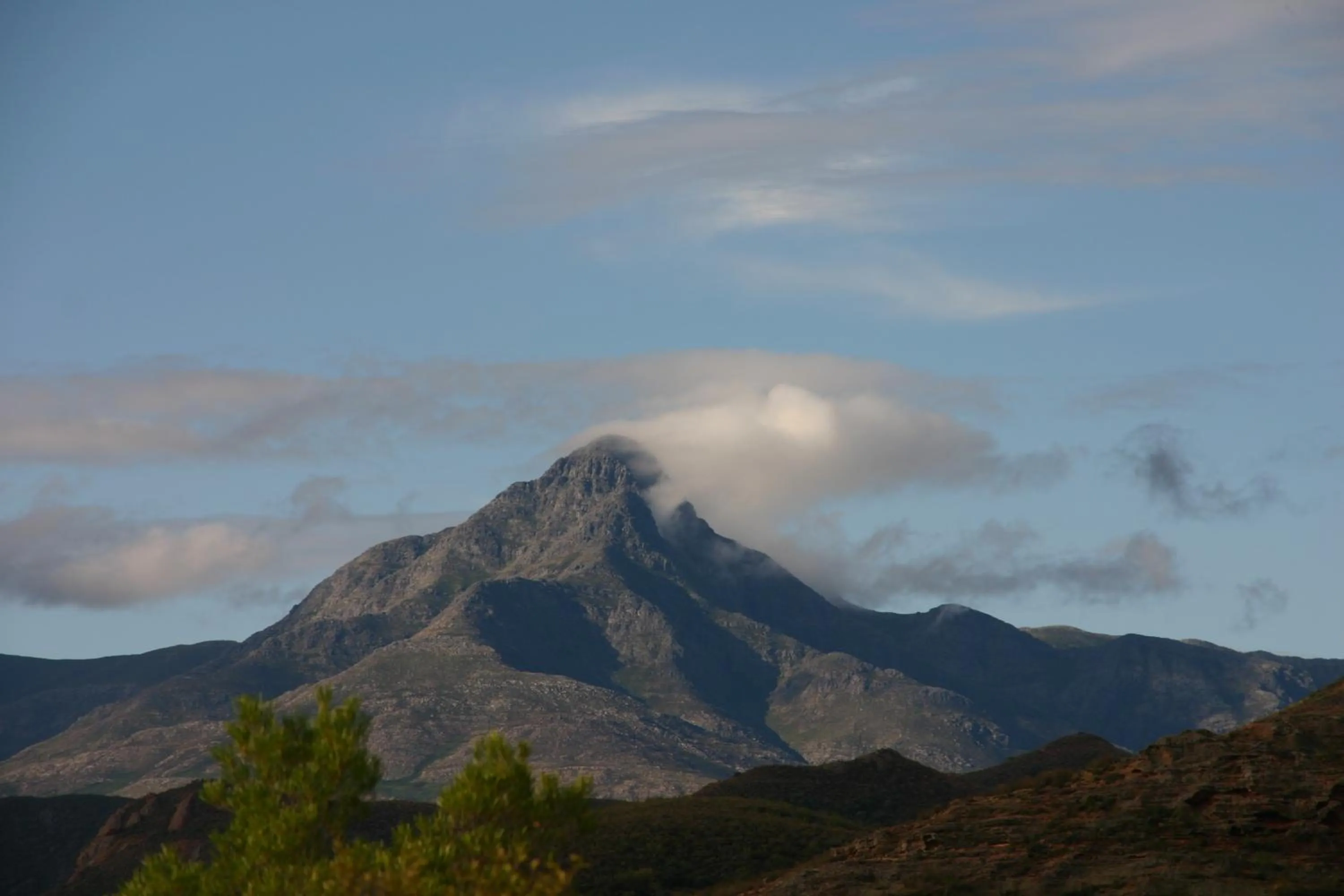 Natural landscape in Zwartberg View Mountain Lodge